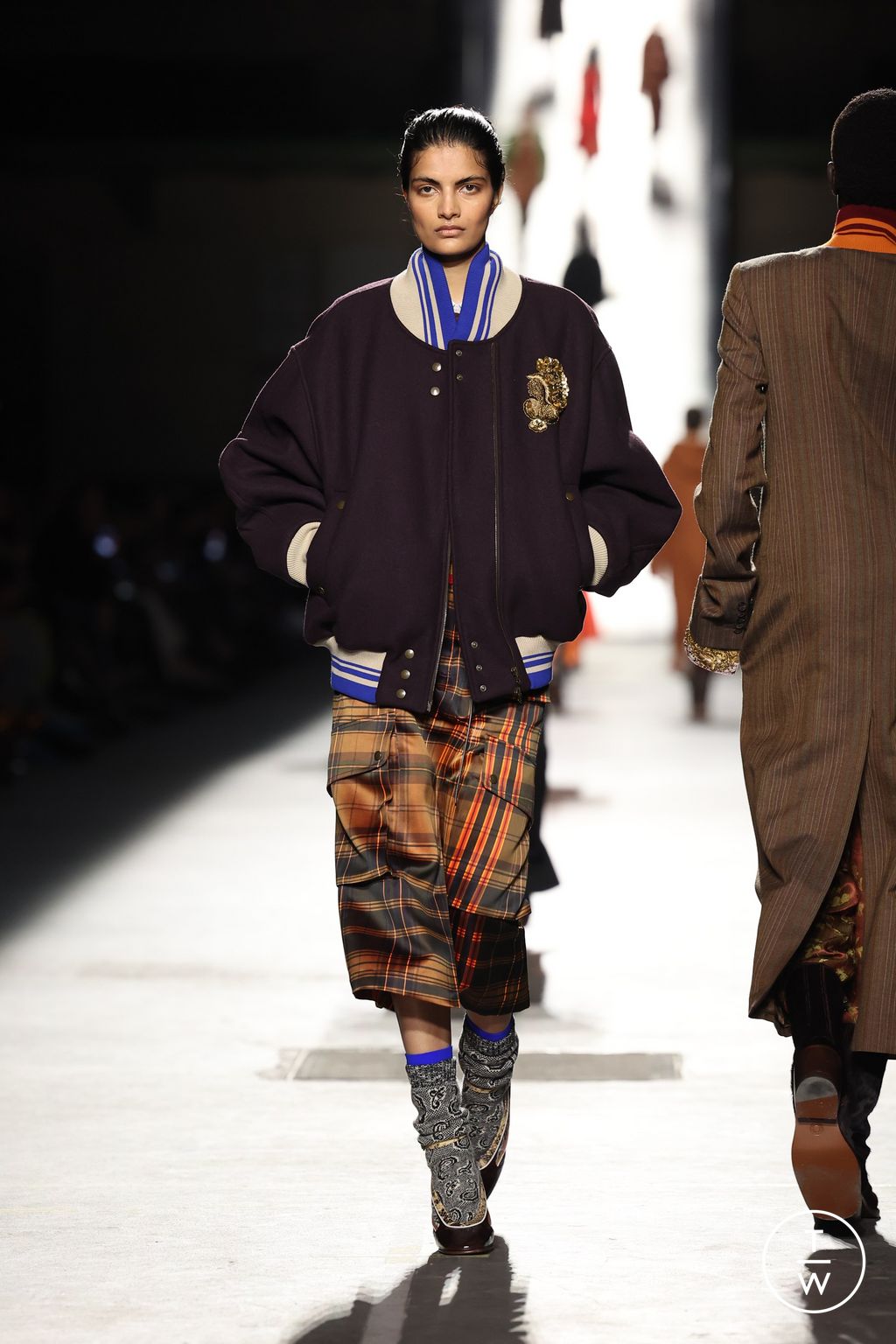 Fashion Week Paris Fall/Winter 2026 look 43 from the Dries Van Noten collection 女装