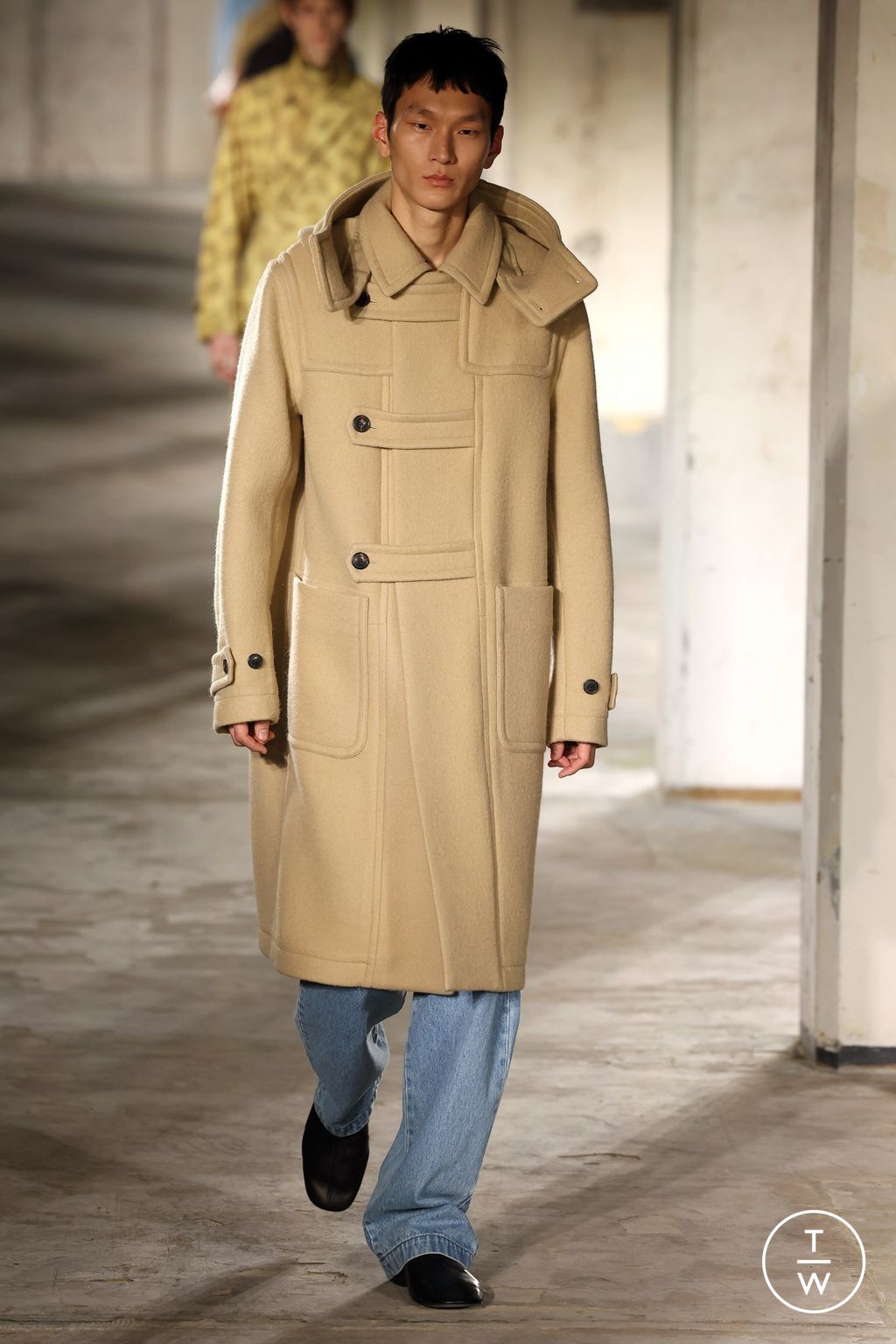 Fashion Week Paris Fall/Winter 2024 look 41 from the Dries Van Noten collection menswear