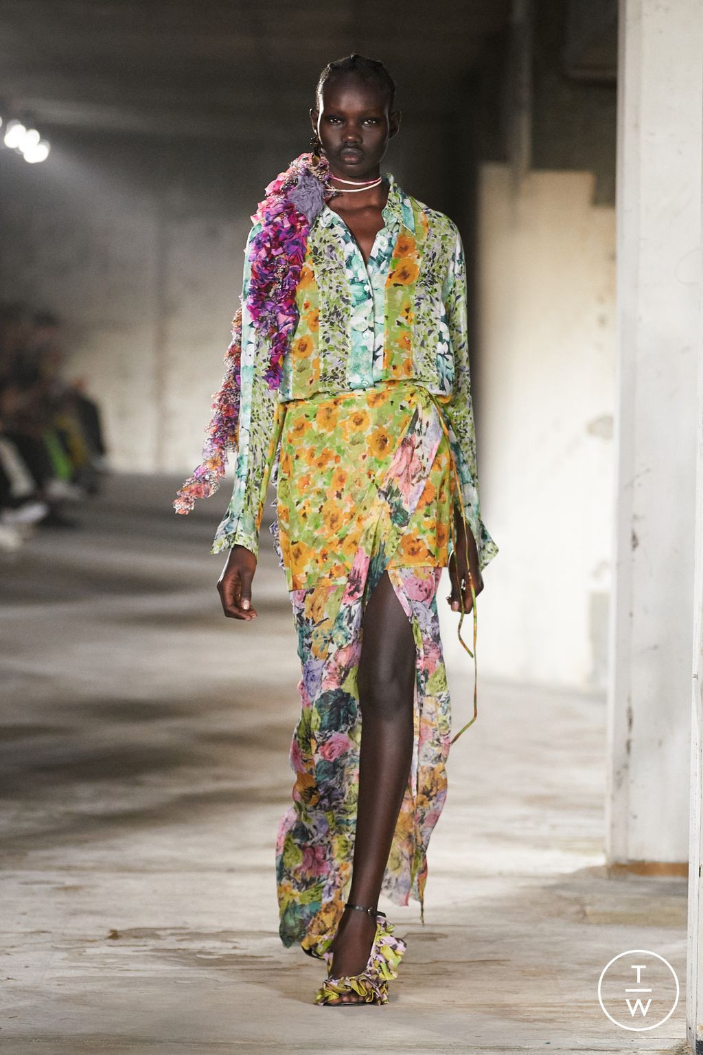 Fashion Week Paris Spring/Summer 2023 look 62 de la collection Dries Van Noten womenswear
