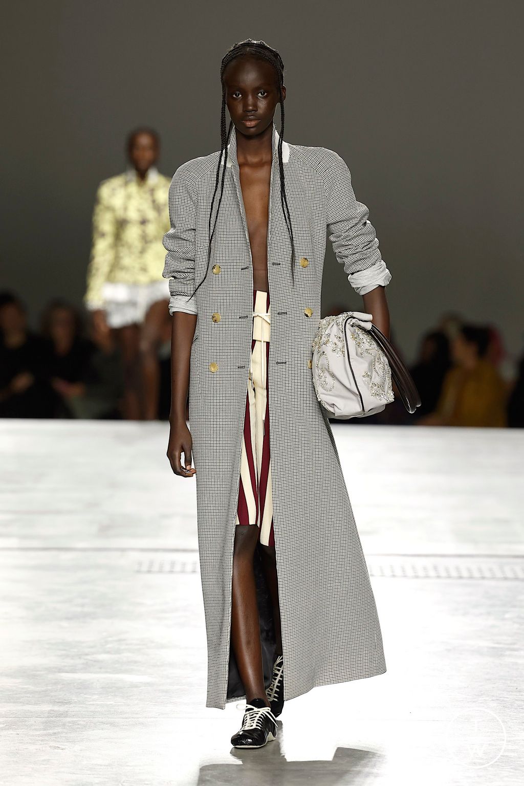 Fashion Week Paris Spring/Summer 2026 look 12 from the Dries Van Noten collection womenswear