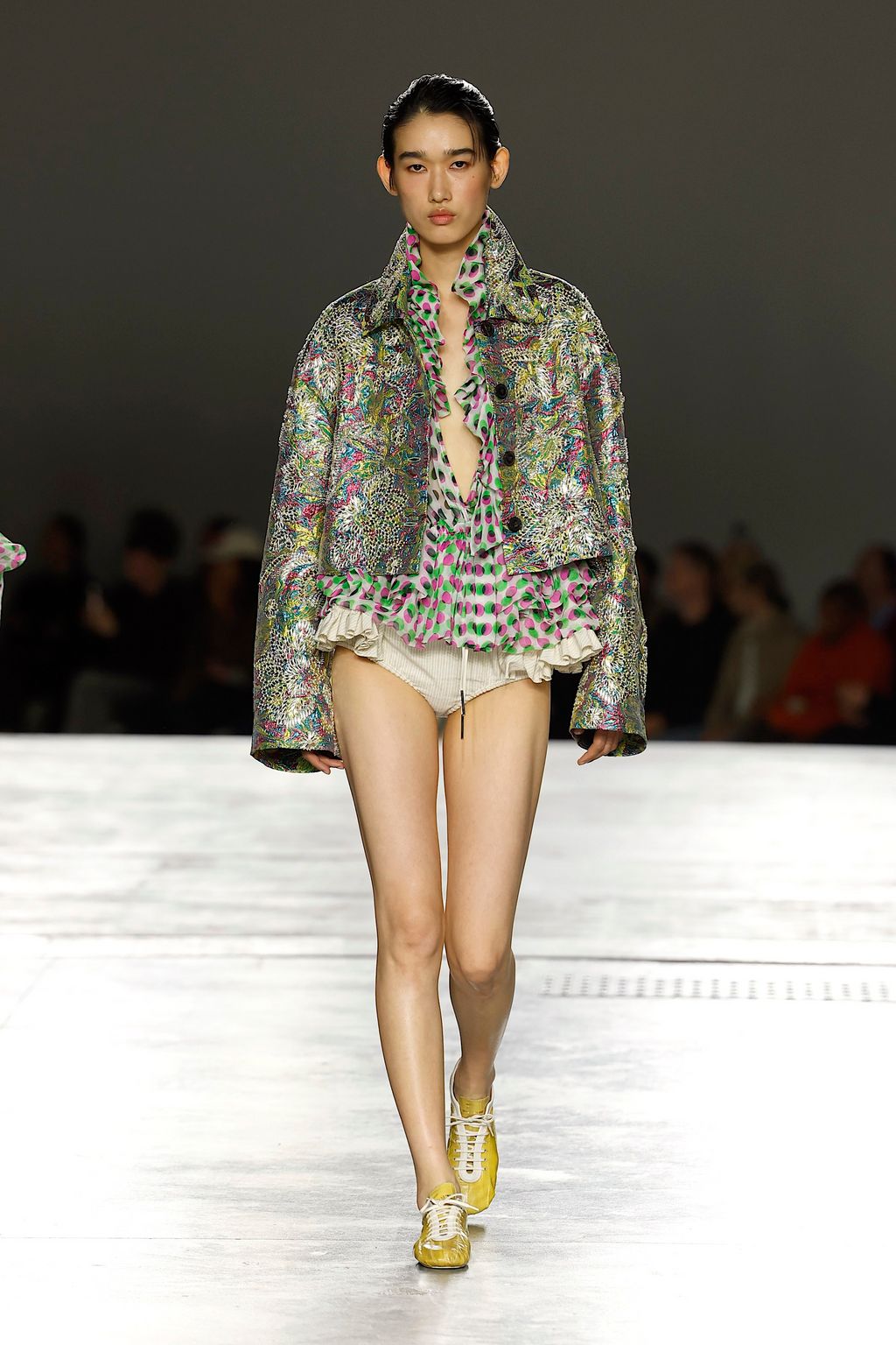 Fashion Week Paris Spring/Summer 2026 look 17 from the Dries Van Noten collection 女装