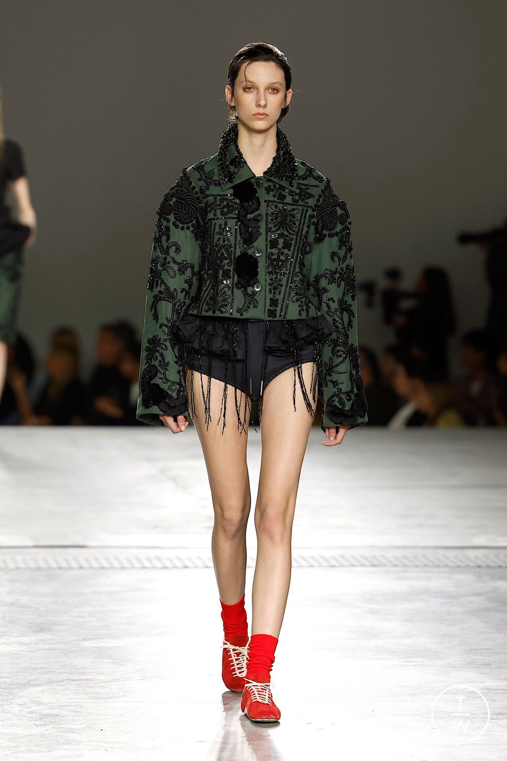 Fashion Week Paris Spring/Summer 2026 look 24 from the Dries Van Noten collection 女装