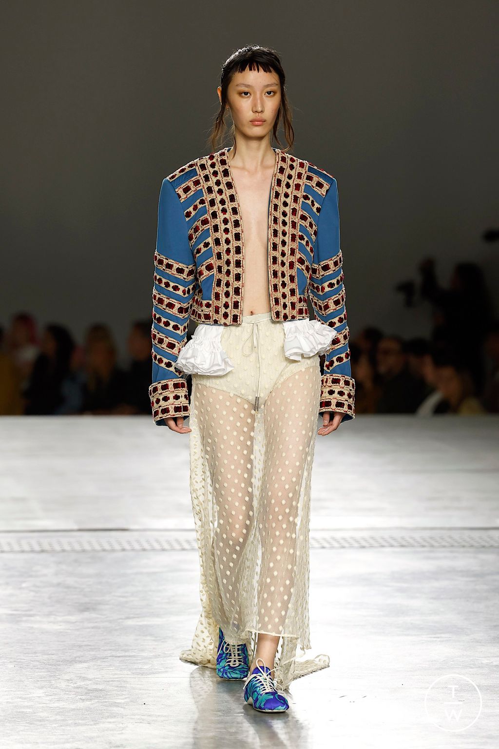 Fashion Week Paris Spring/Summer 2026 look 34 from the Dries Van Noten collection womenswear