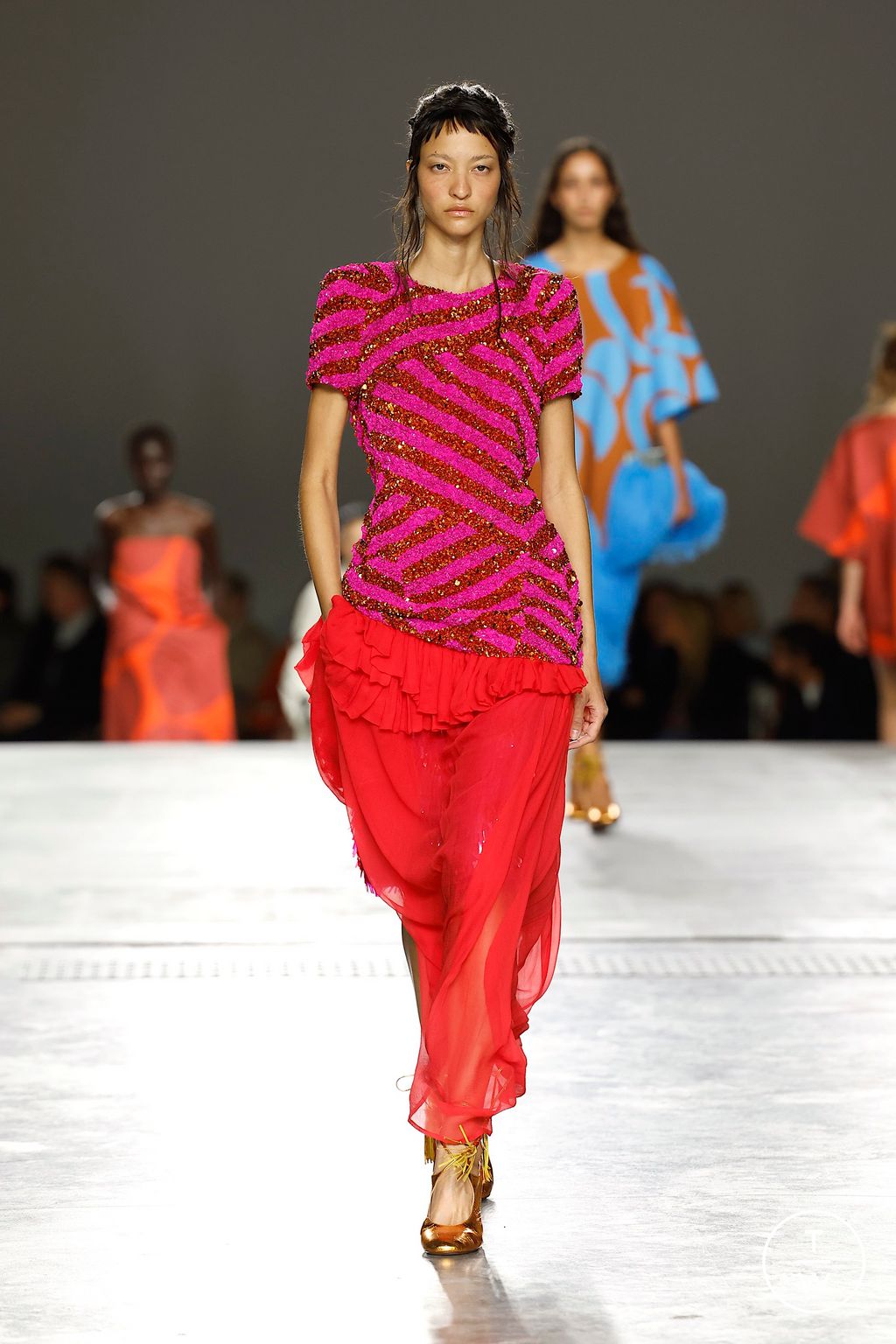 Fashion Week Paris Spring/Summer 2026 look 51 from the Dries Van Noten collection 女装