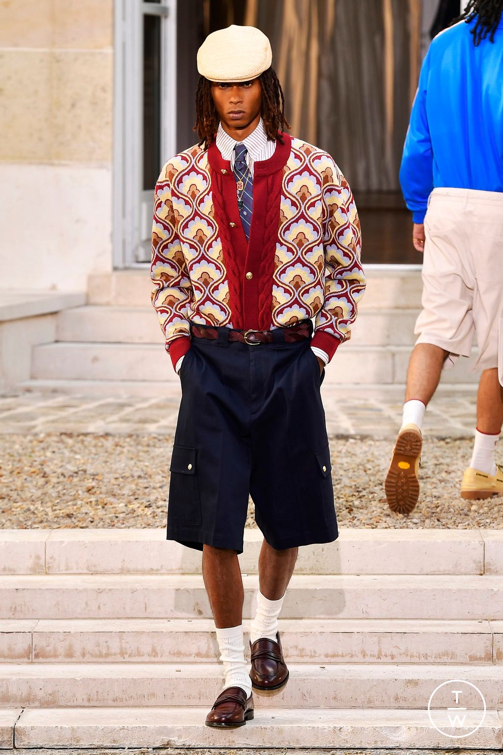 Fashion Week Paris Spring-Summer 2025 look 9 from the Drôle de Monsieur collection menswear