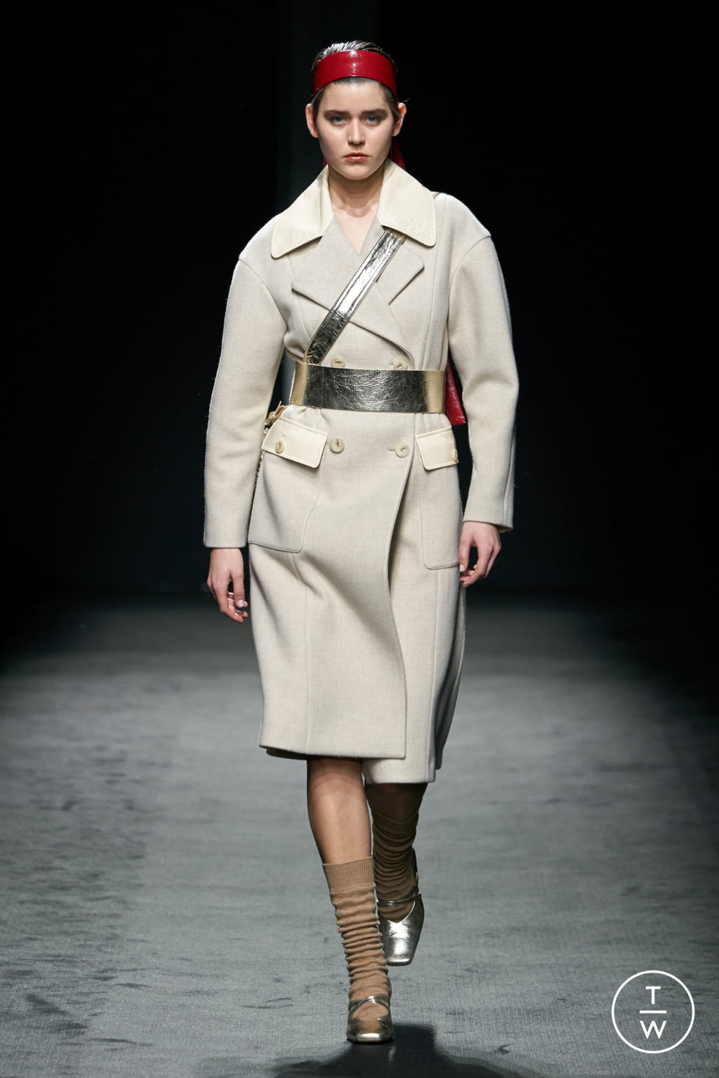 Fashion Week Paris Fall/Winter 2019 look 1 de la collection DROMe womenswear