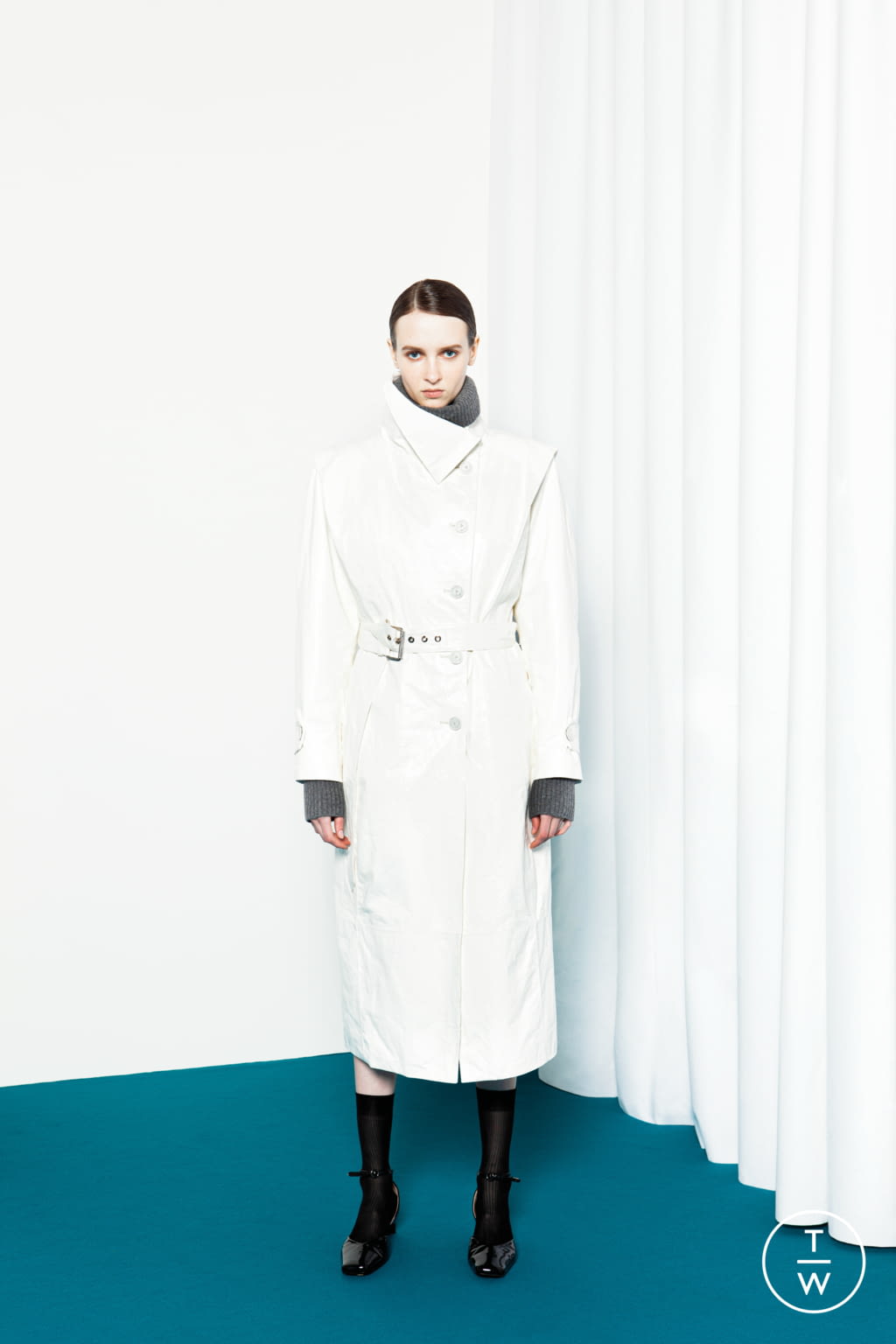 Fashion Week Milan Fall/Winter 2021 look 1 de la collection DROMe womenswear