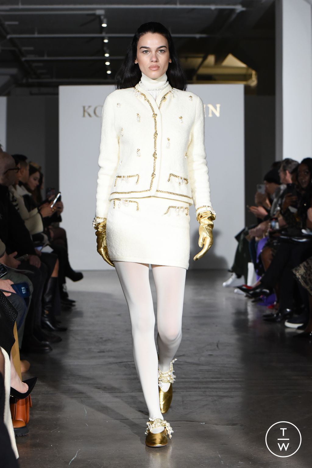 Fashion Week New York Fall/Winter 2024 look 3 from the Kobi Halperin collection womenswear