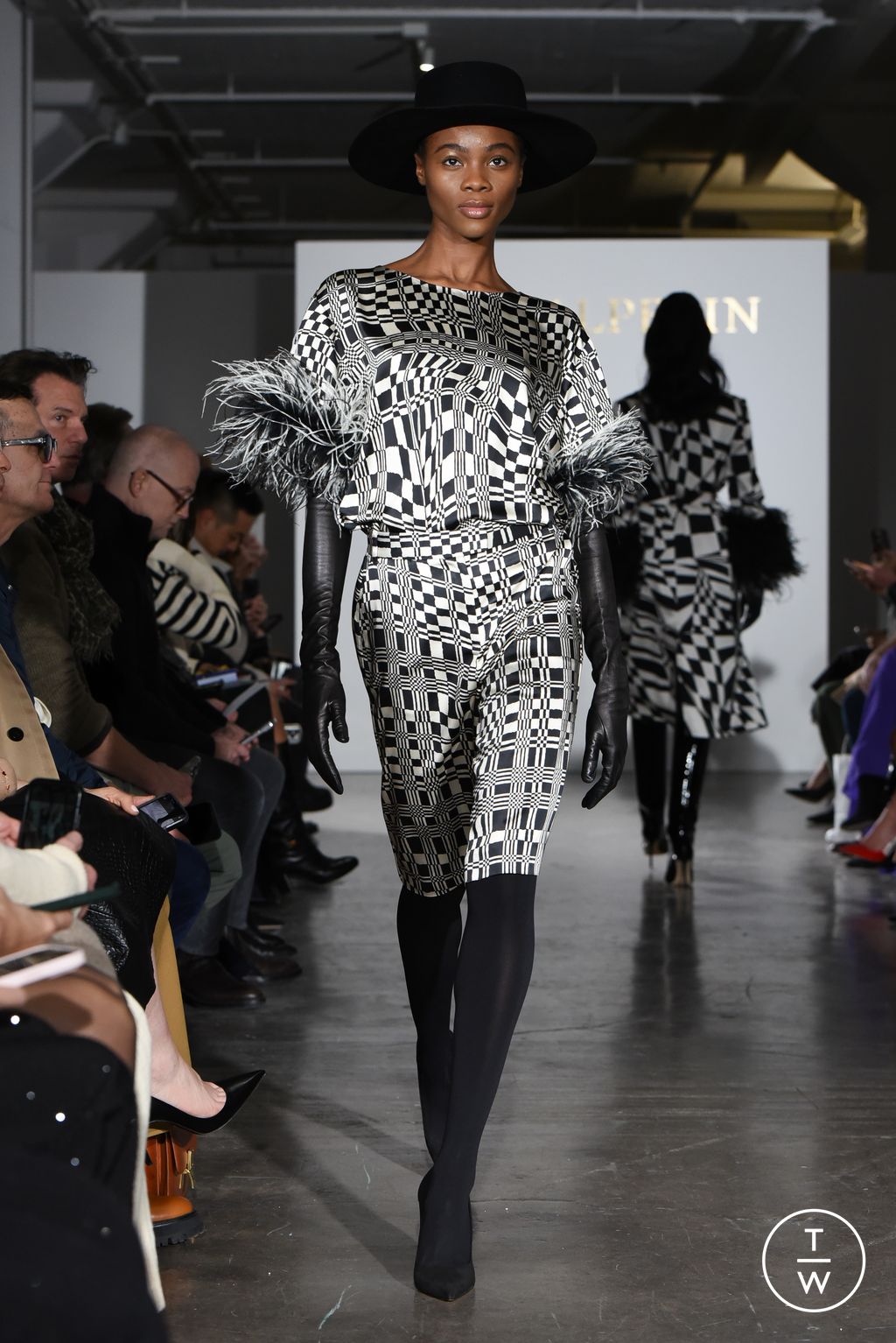 Fashion Week New York Fall/Winter 2024 look 24 from the Kobi Halperin collection womenswear