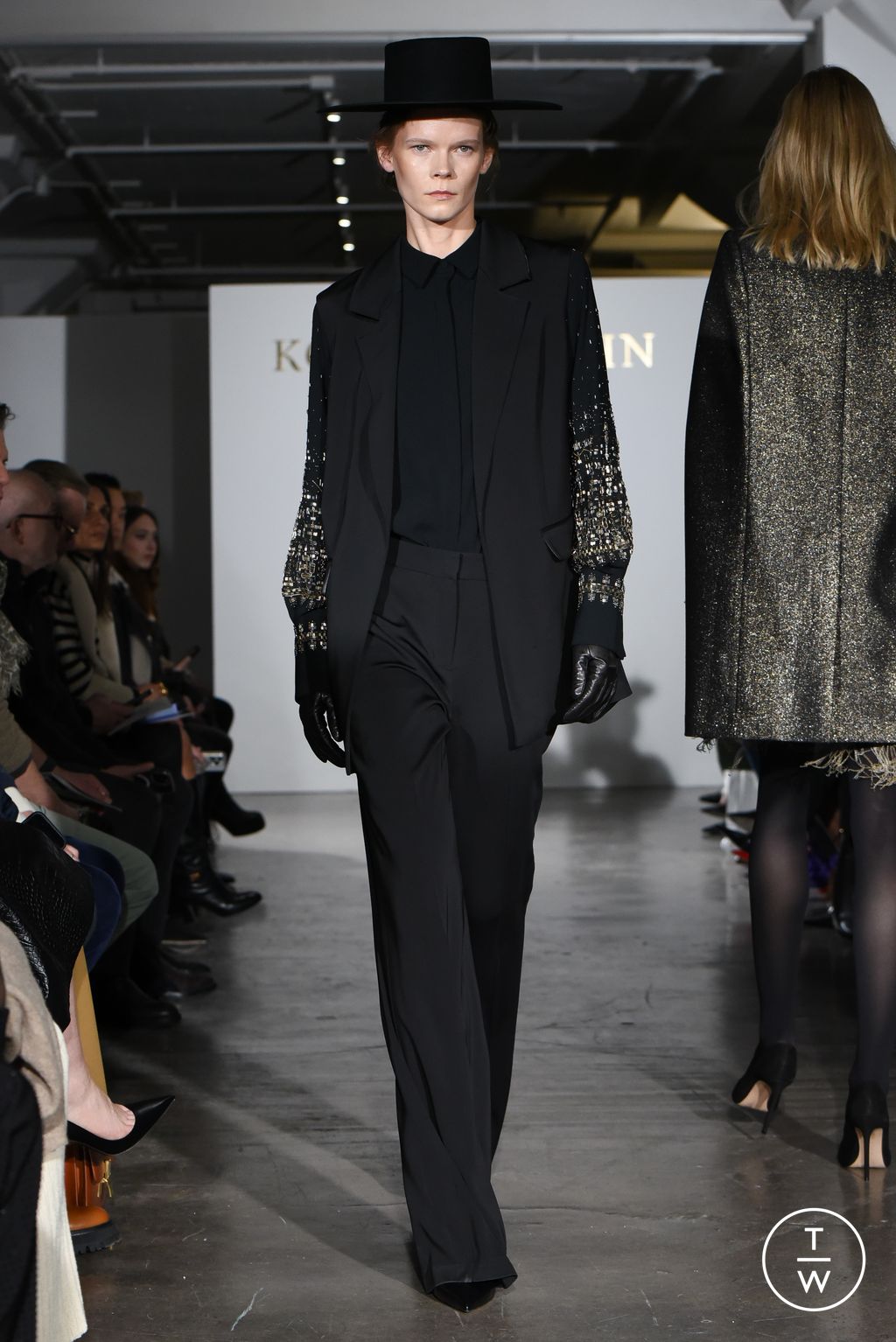 Fashion Week New York Fall/Winter 2024 look 50 from the Kobi Halperin collection womenswear