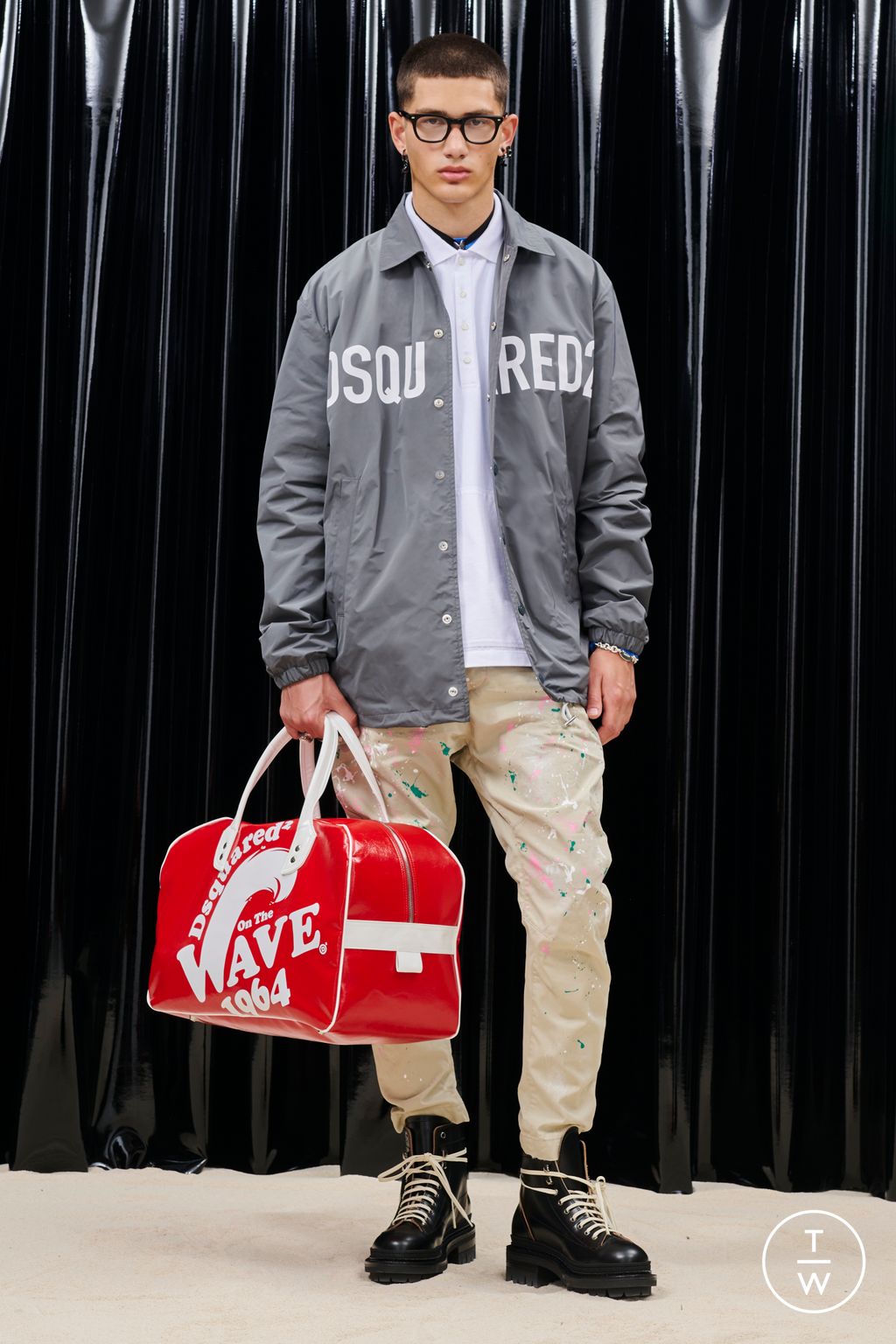 Fashion Week Milan Resort 2023 look 12 from the Dsquared2 collection 男装