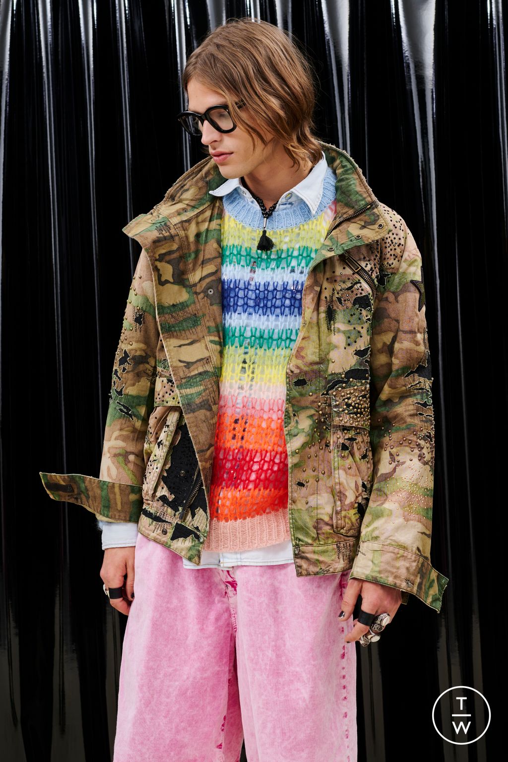 Fashion Week Milan Resort 2023 look 19 from the Dsquared2 collection 男装