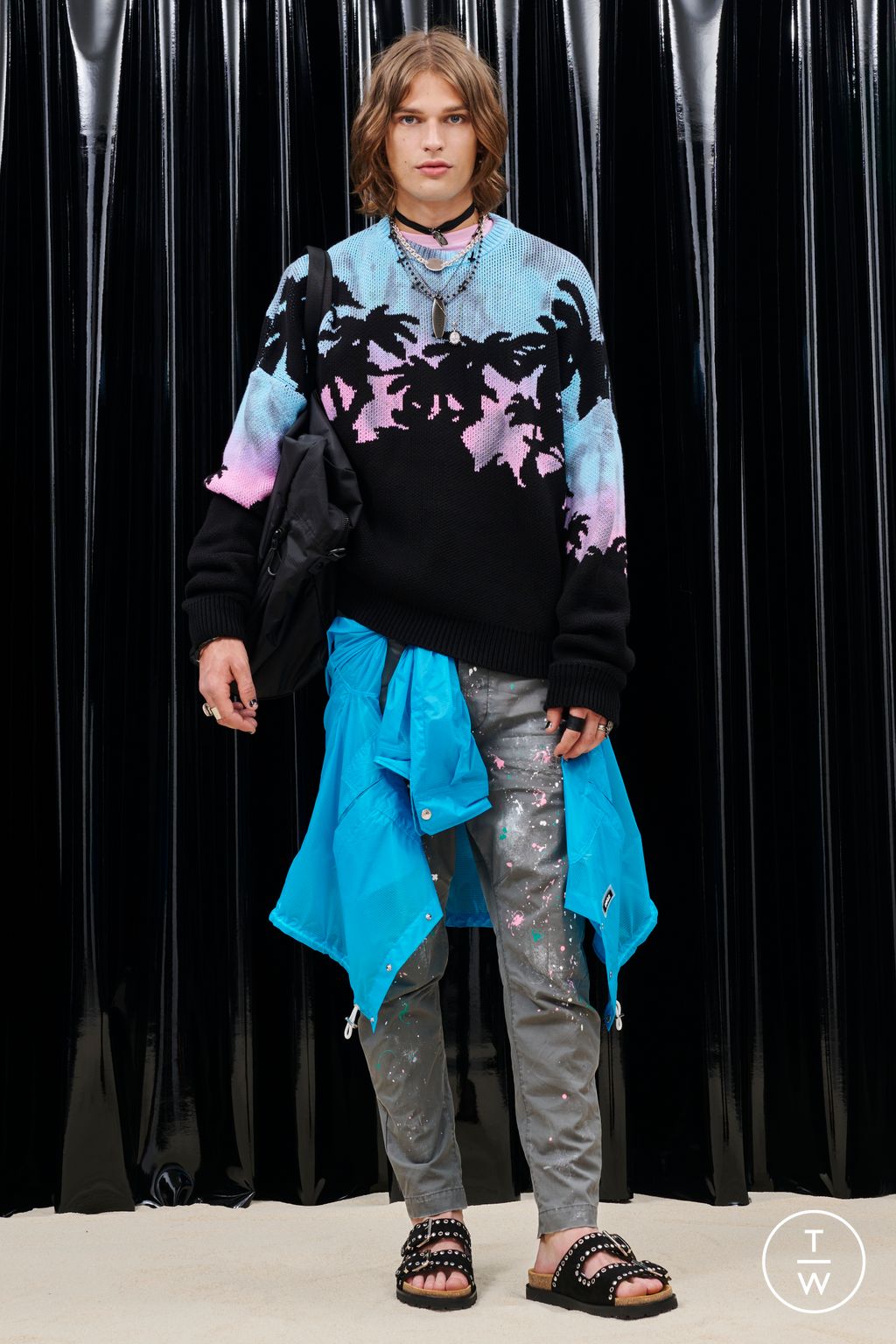 Fashion Week Milan Resort 2023 look 20 from the Dsquared2 collection menswear