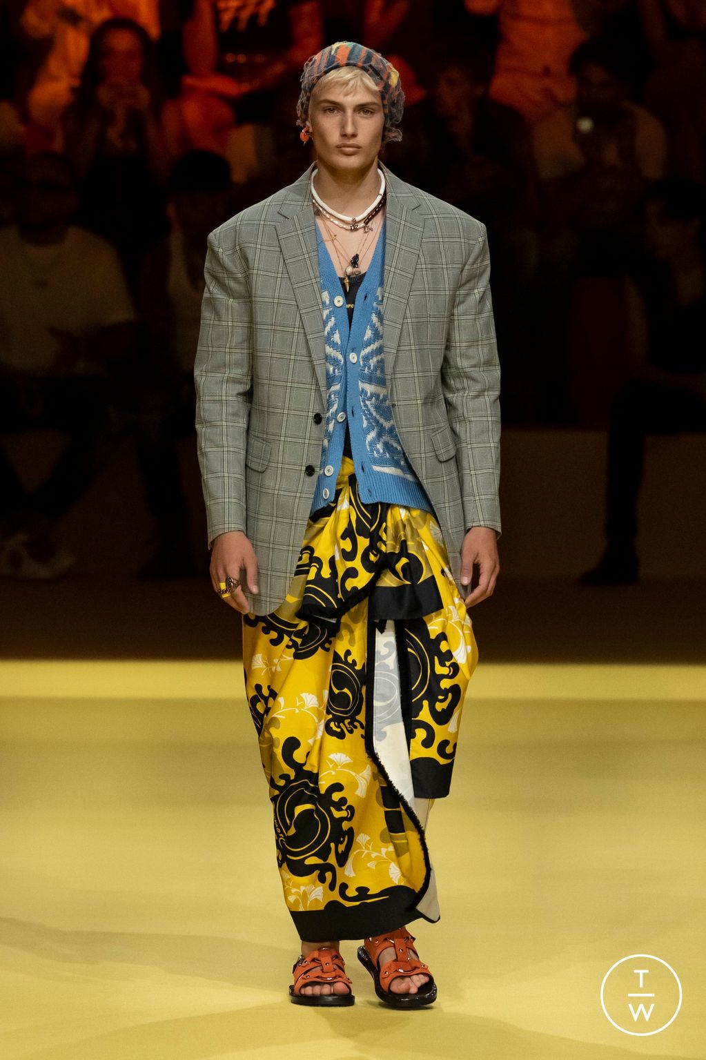 Fashion Week Milan Spring/Summer 2023 look 1 from the Dsquared2 collection 男装