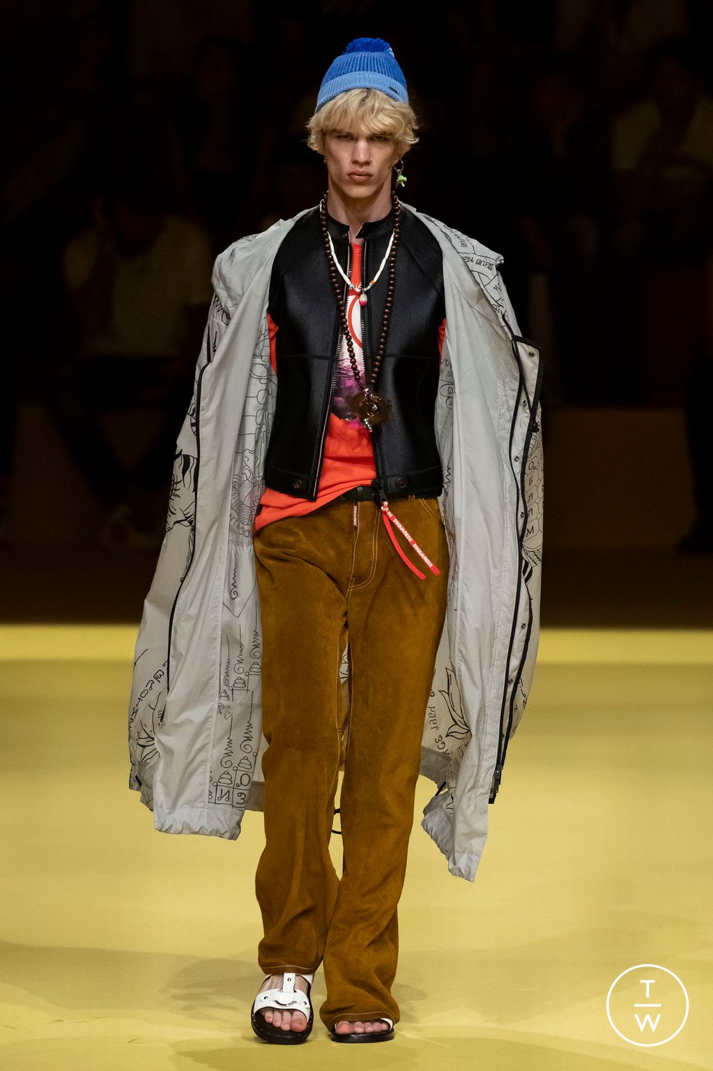 Fashion Week Milan Spring/Summer 2023 look 25 from the Dsquared2 collection 男装