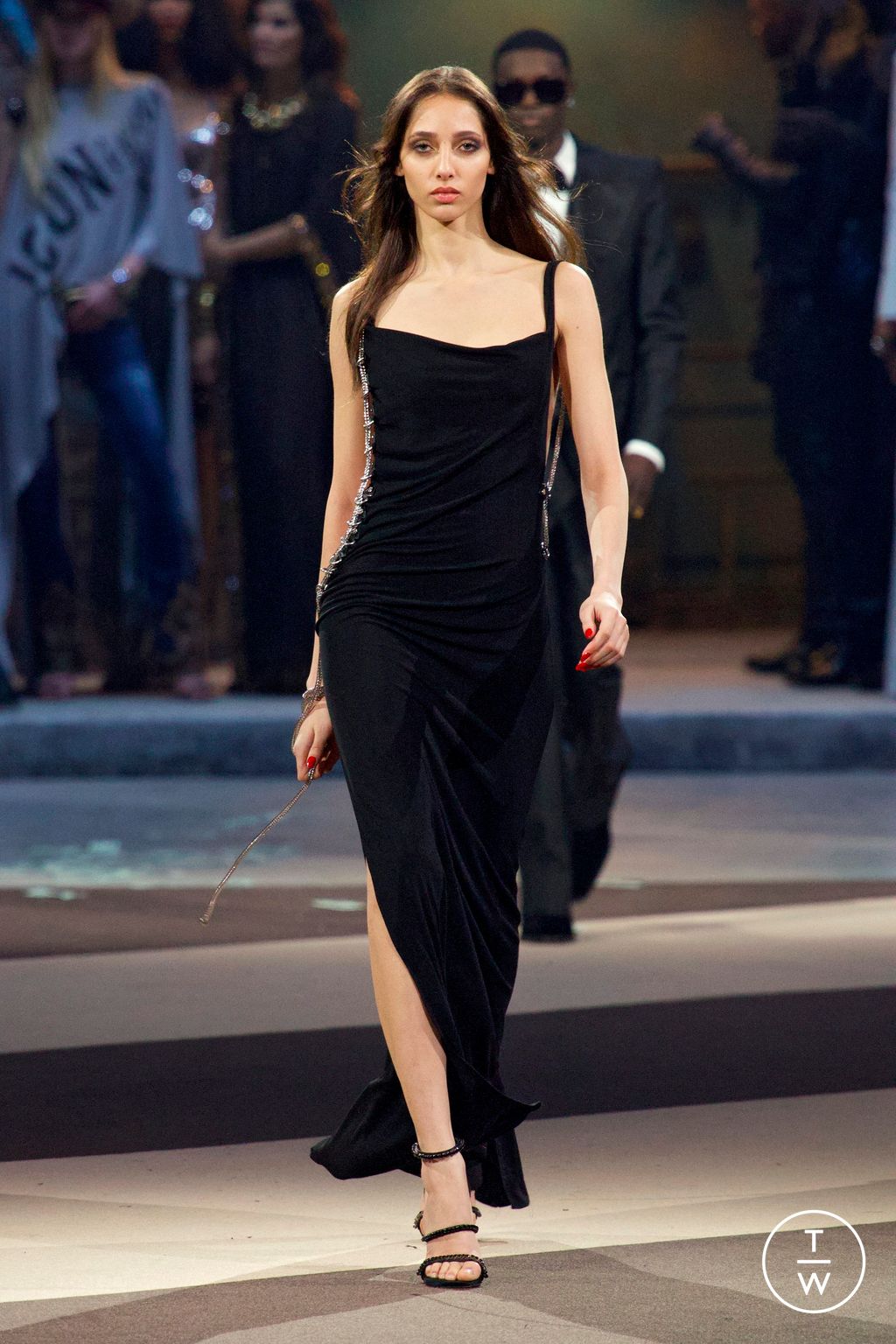 Fashion Week Milan Fall/Winter 2025 look 65 from the Dsquared2 collection womenswear