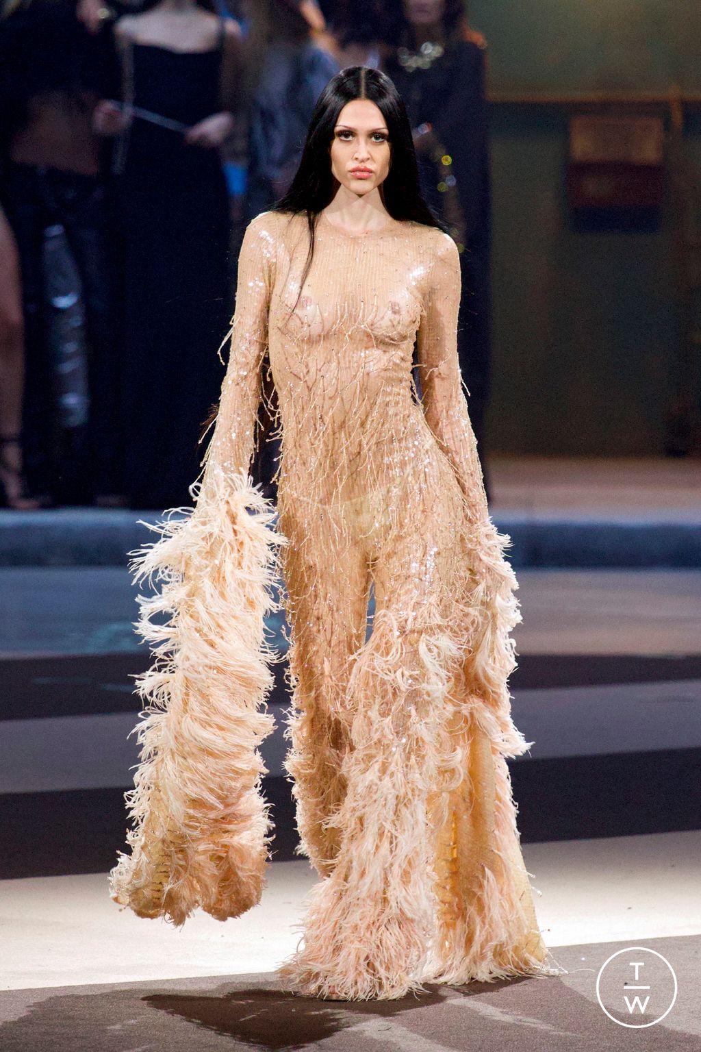 Fashion Week Milan Fall/Winter 2025 look 70 from the Dsquared2 collection 女装