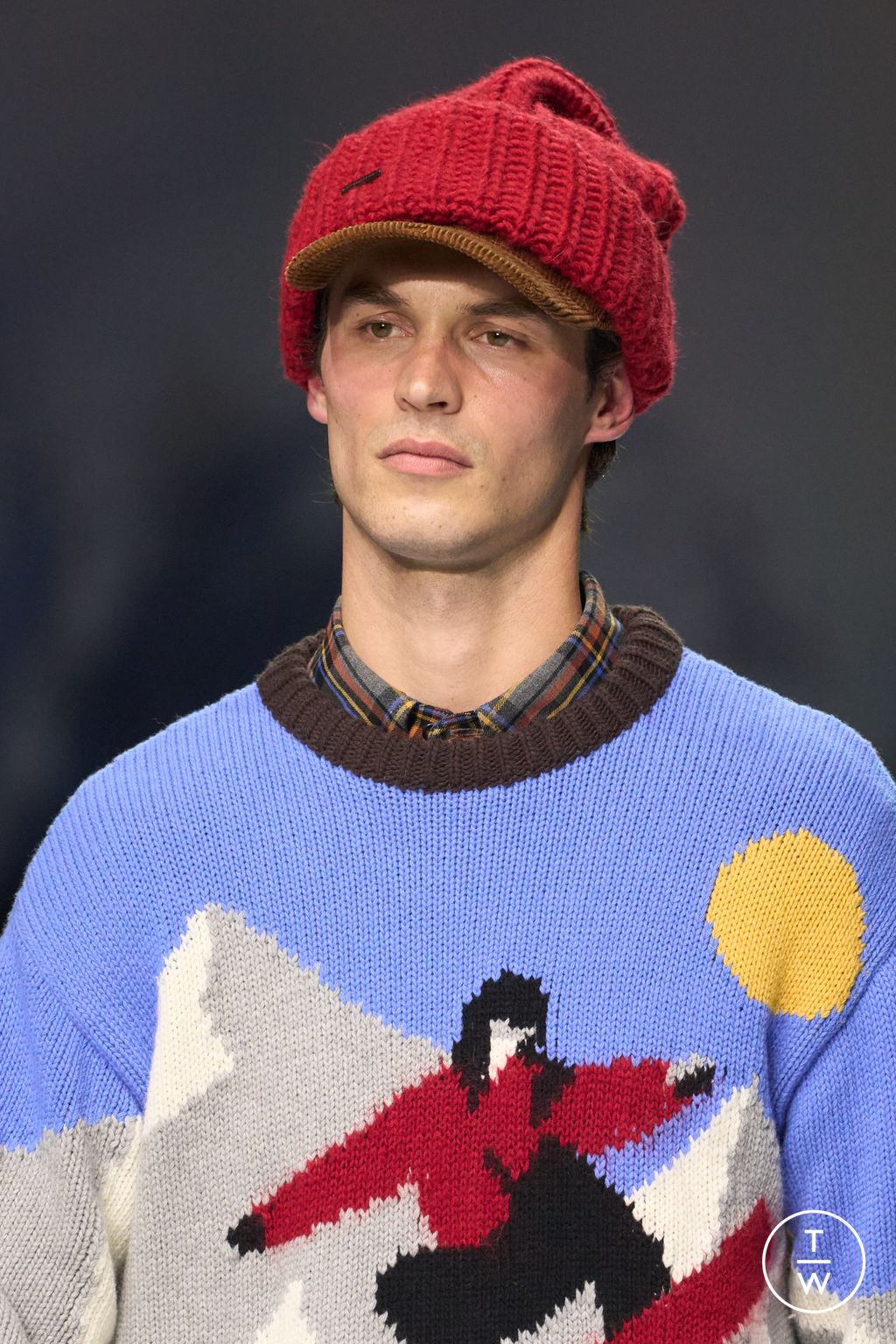 Fashion Week Milan Fall/Winter 2026 look 14 from the Dsquared2 collection menswear accessories