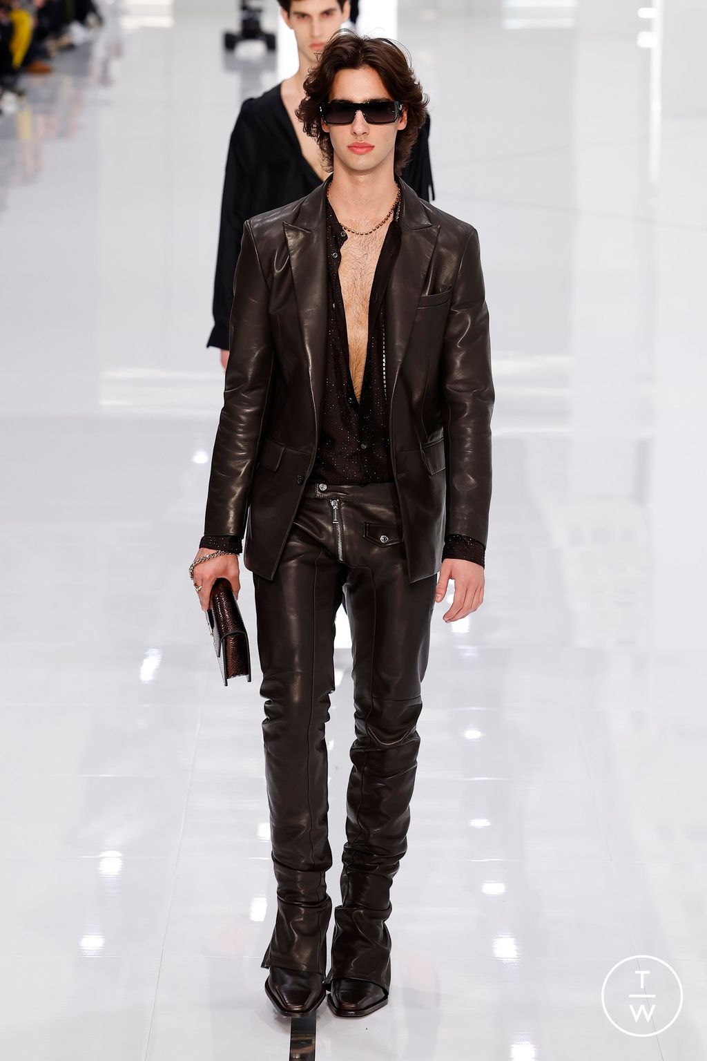 Fashion Week Milan Fall/Winter 2024 look 20 from the Dsquared2 collection 男装