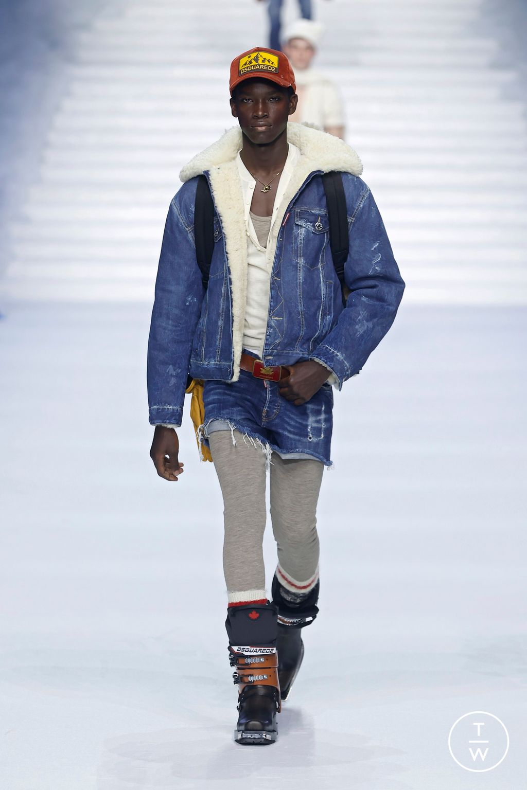 Fashion Week Milan Fall/Winter 2026 look 19 from the Dsquared2 collection 男装