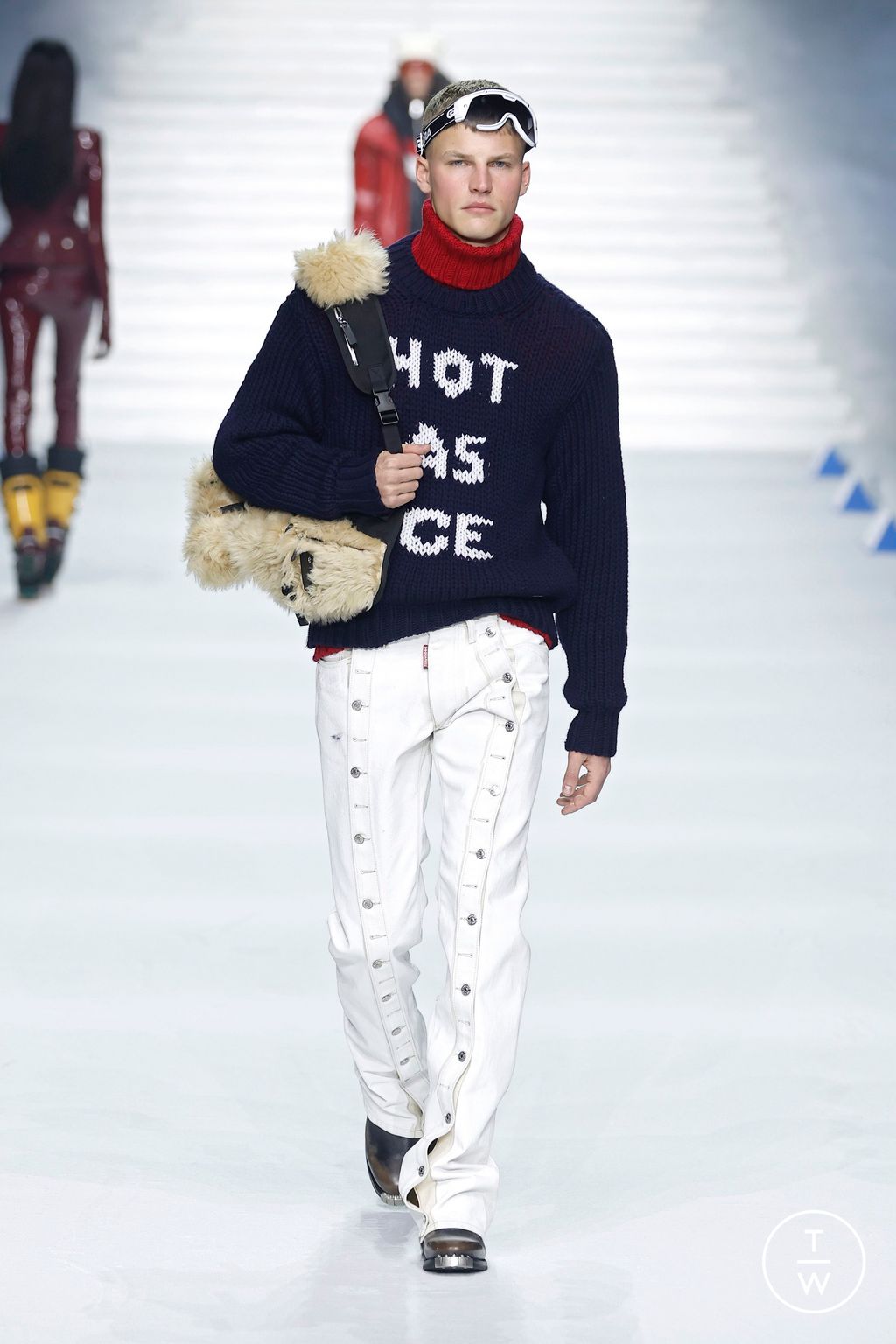 Fashion Week Milan Fall/Winter 2026 look 31 from the Dsquared2 collection menswear