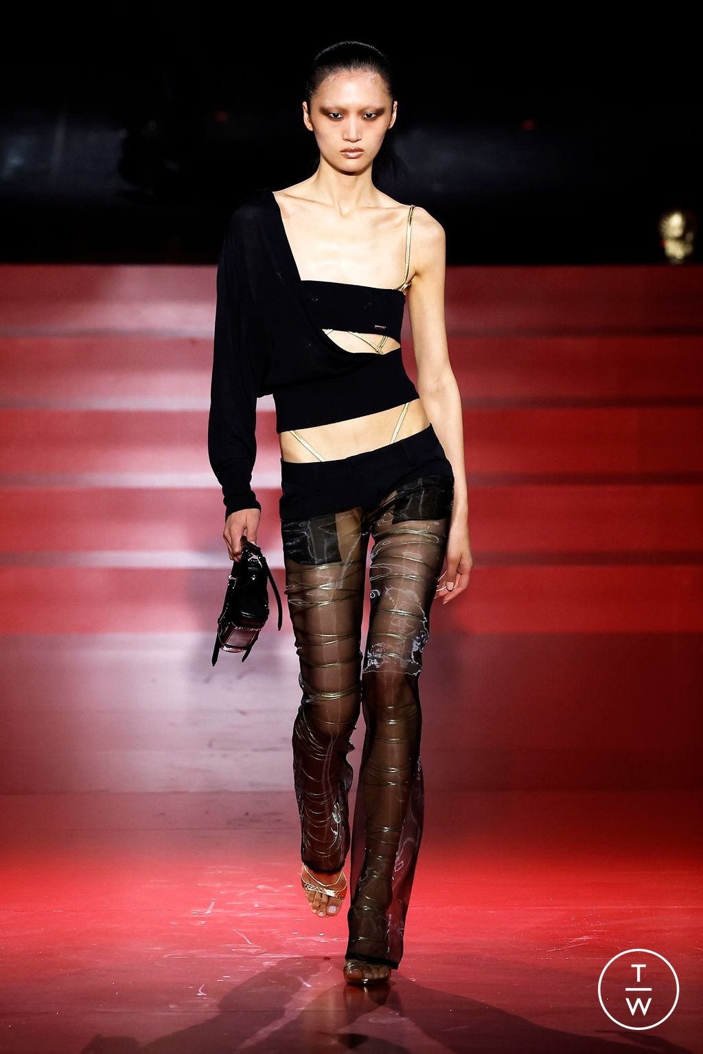 Fashion Week Milan Spring-Summer 2025 look 14 from the Dsquared2 collection 男装