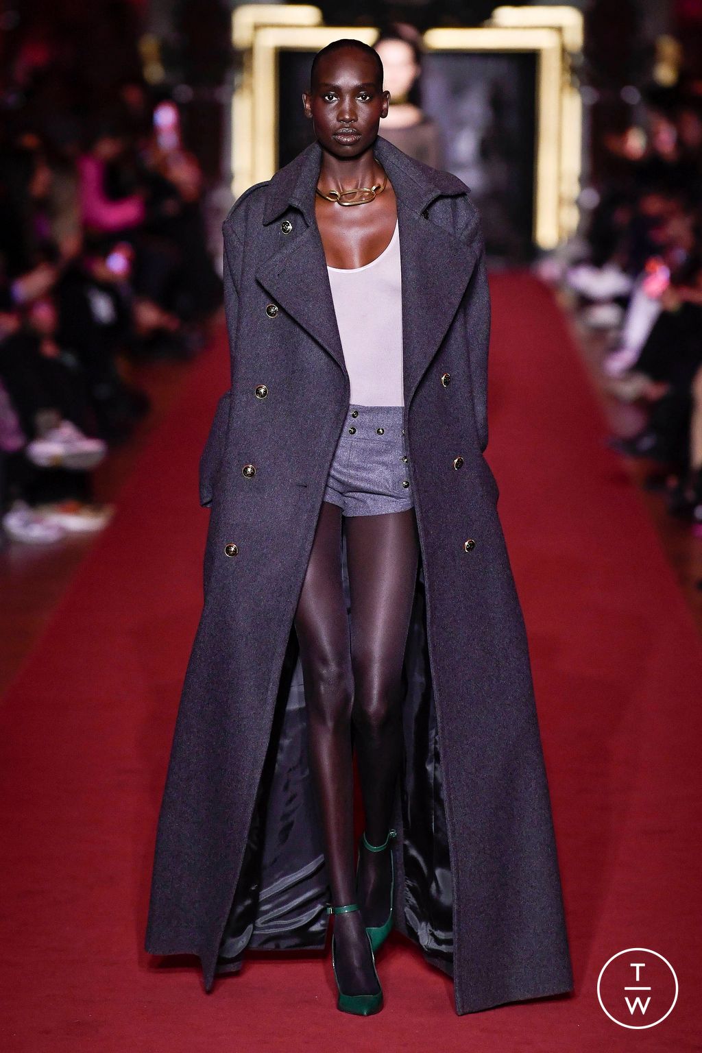 Fashion Week Paris Fall/Winter 2023 look 12 de la collection Dundas womenswear