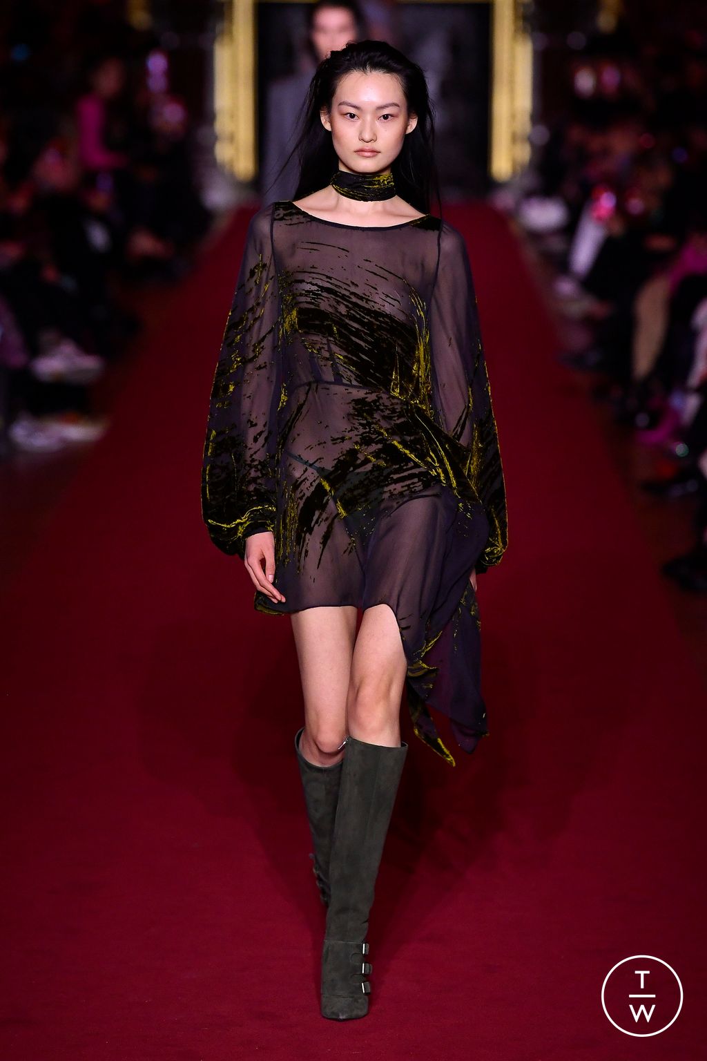 Fashion Week Paris Fall/Winter 2023 look 13 from the Dundas collection 女装