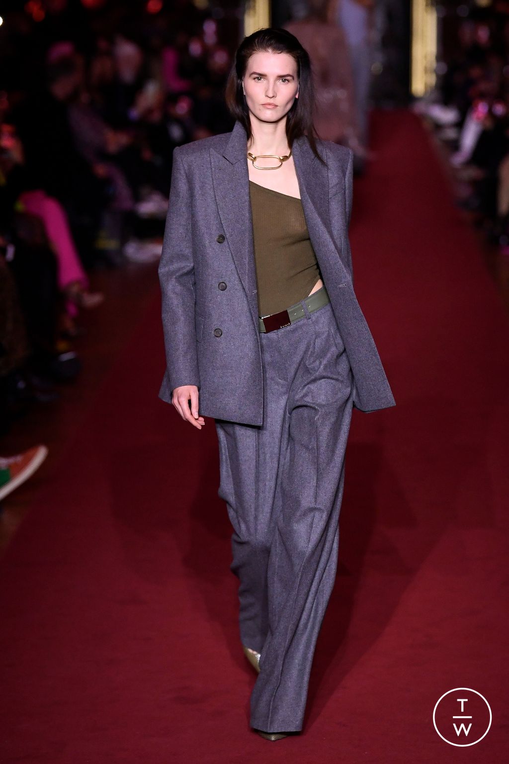 Fashion Week Paris Fall/Winter 2023 look 14 from the Dundas collection 女装