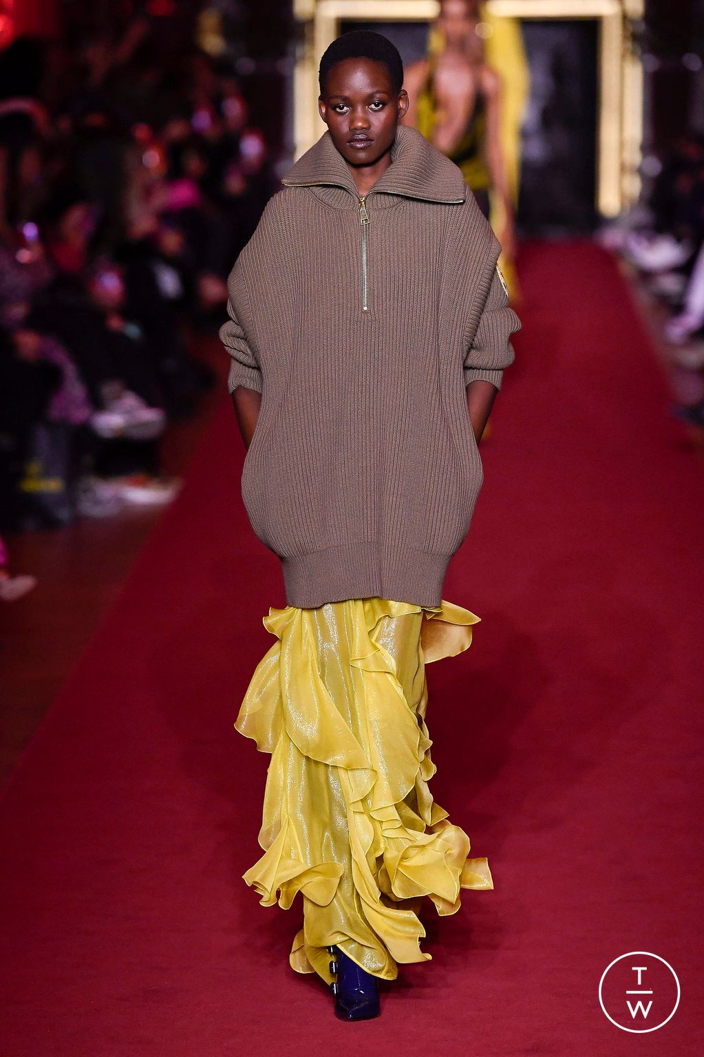 Fashion Week Paris Fall/Winter 2023 look 19 from the Dundas collection womenswear