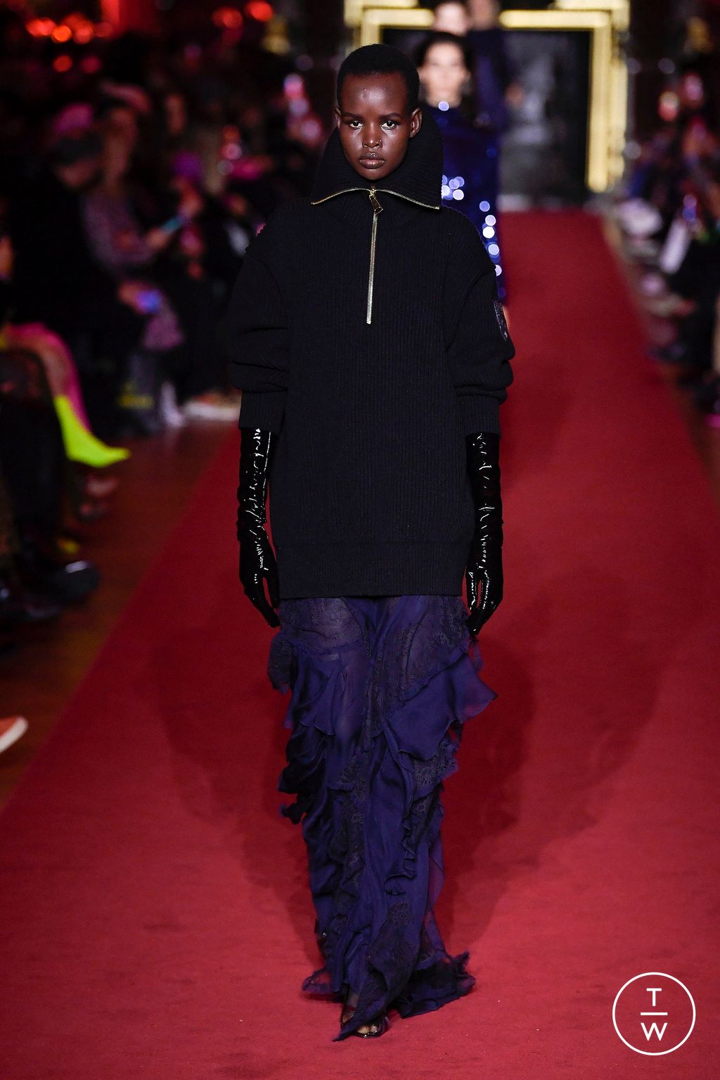 Fashion Week Paris Fall/Winter 2023 look 35 from the Dundas collection 女装