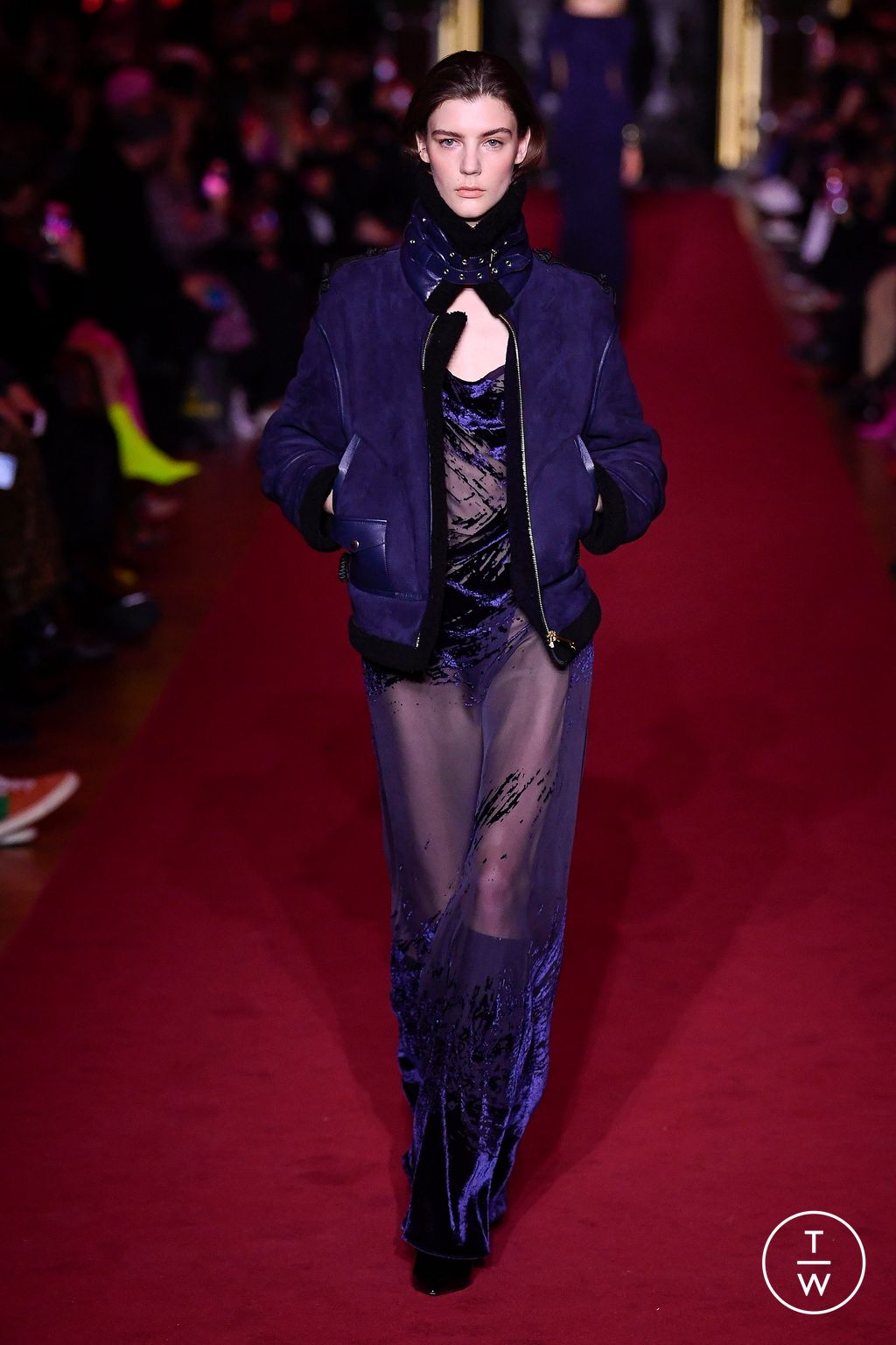 Fashion Week Paris Fall/Winter 2023 look 37 de la collection Dundas womenswear