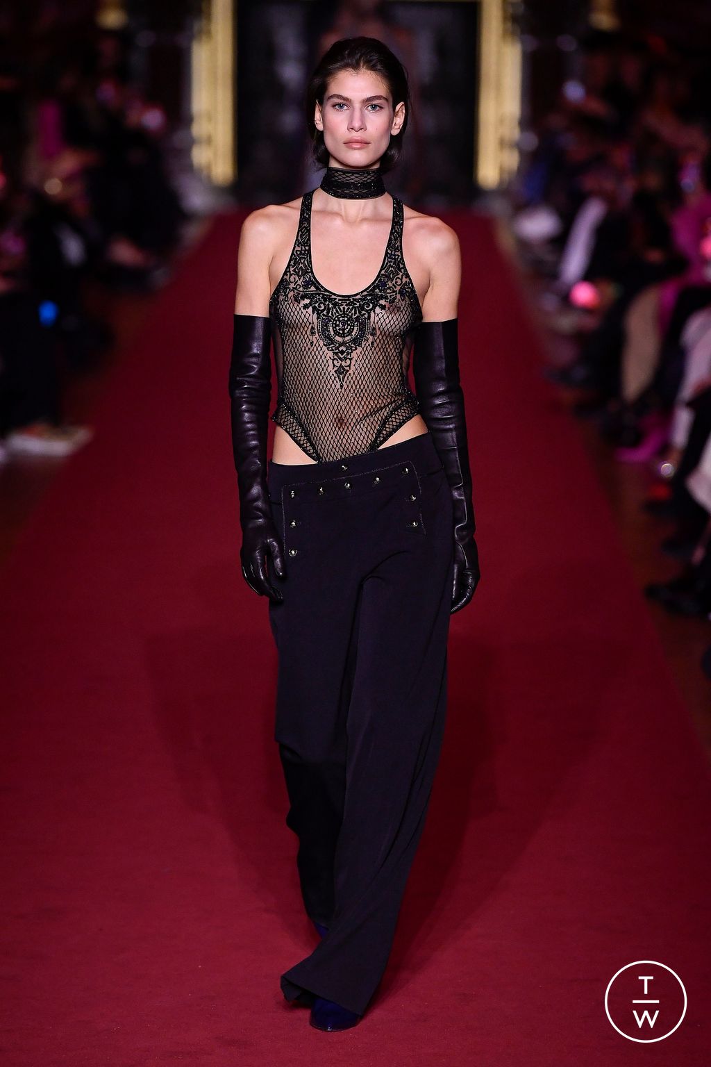 Fashion Week Paris Fall/Winter 2023 look 45 de la collection Dundas womenswear