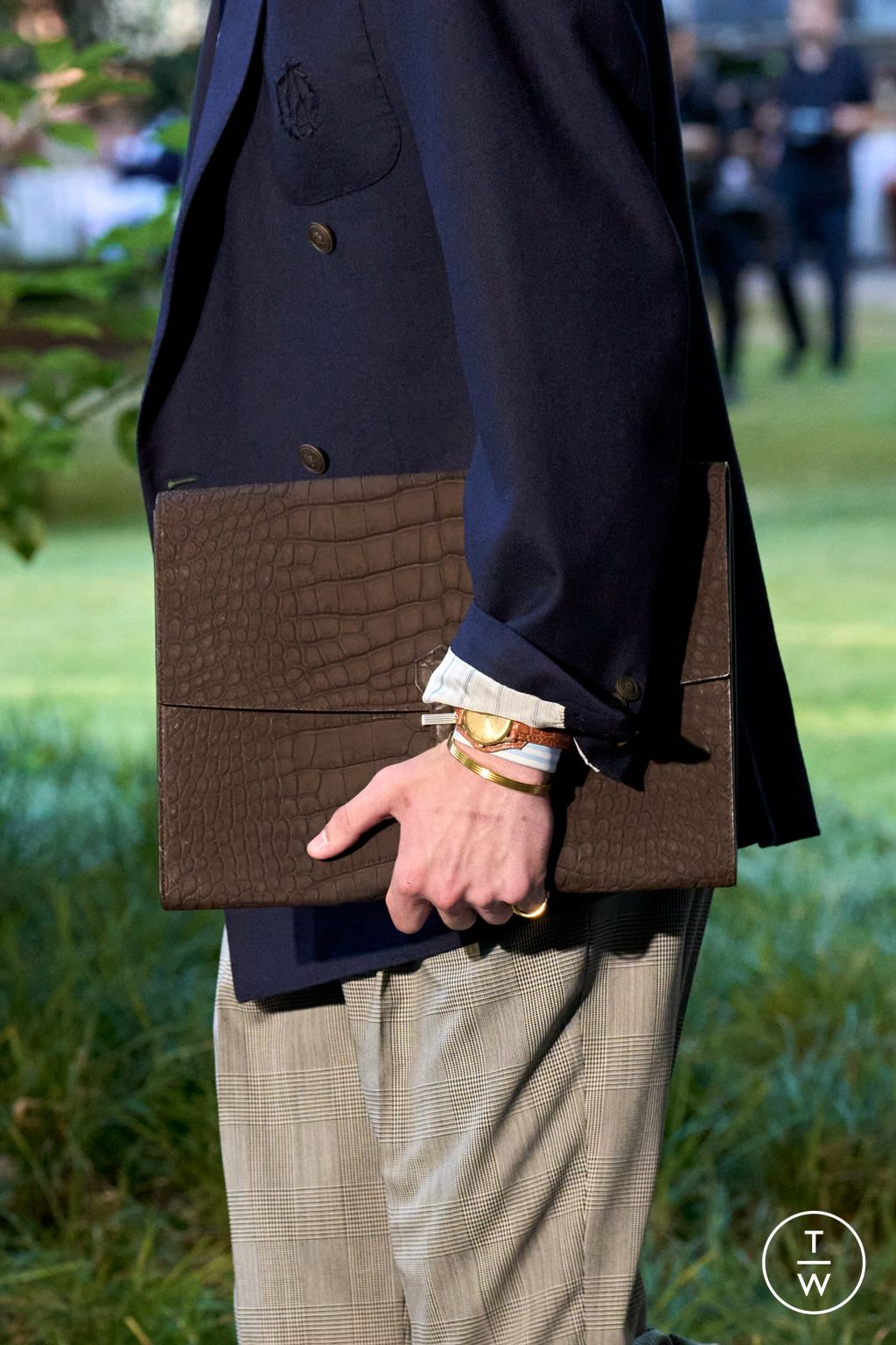 Fashion Week Milan Spring/Summer 2026 look 10 de la collection Dunhill menswear accessories
