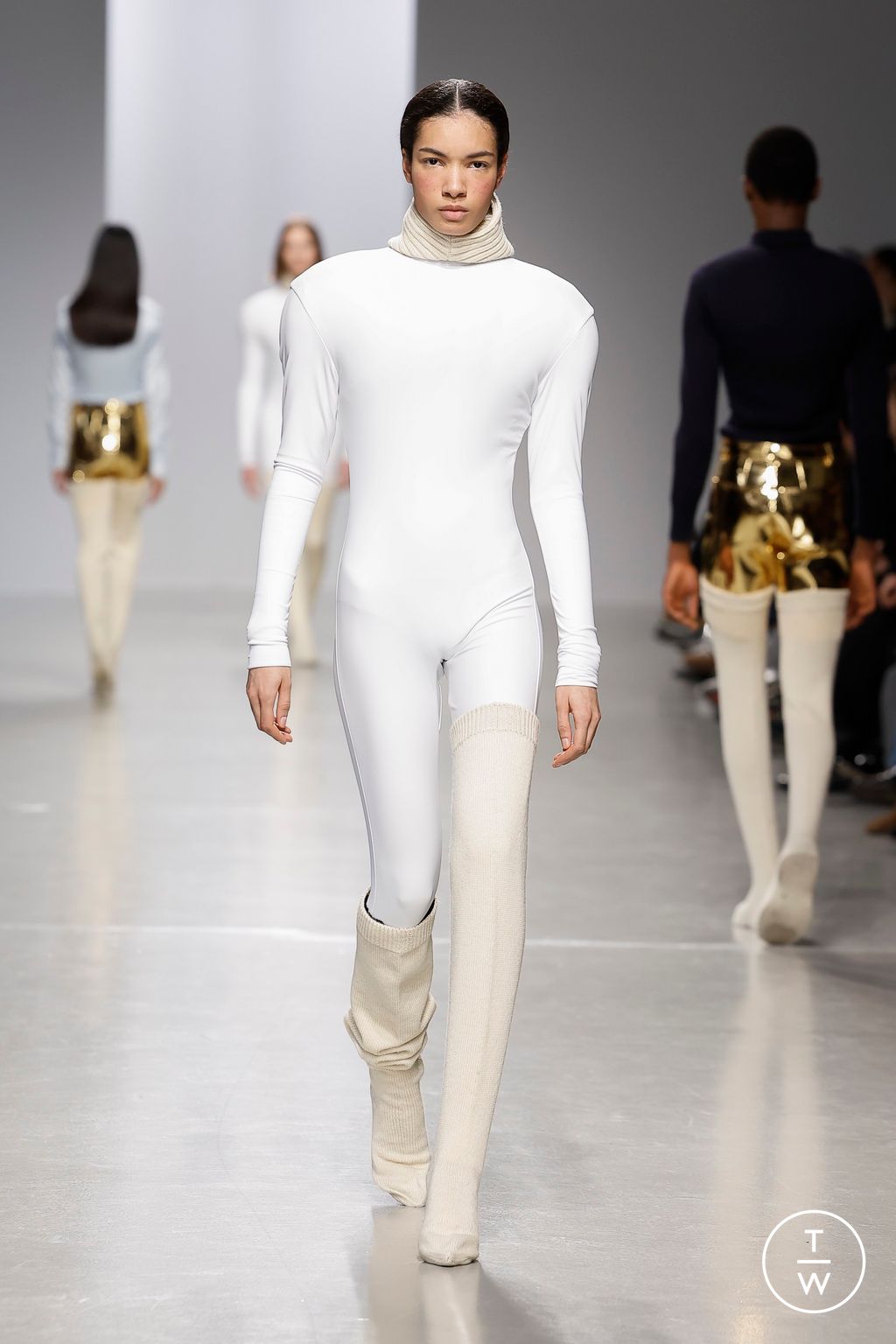 Fashion Week Paris Fall/Winter 2024 look 23 from the Duran Lantink collection 女装