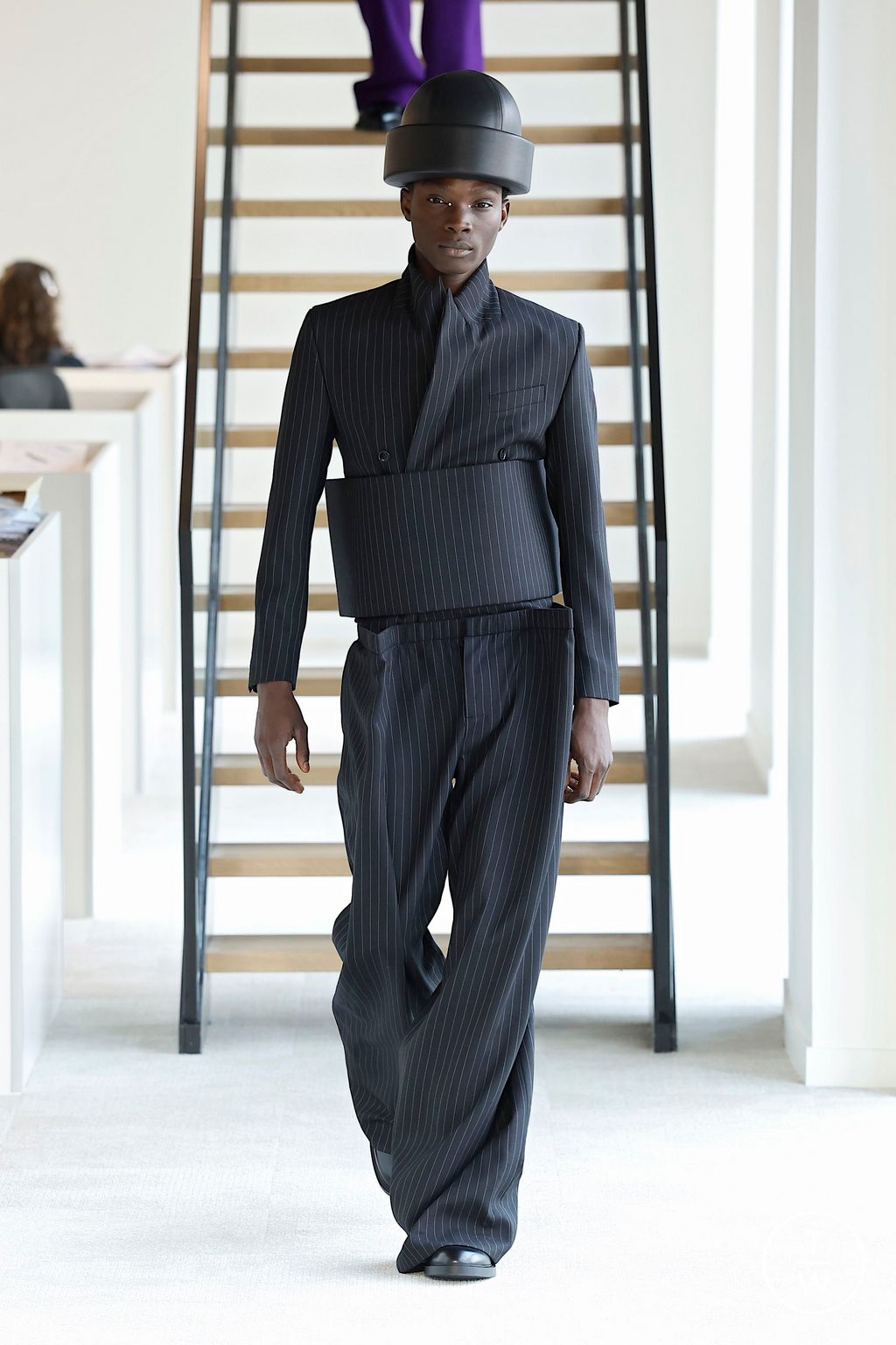 Fashion Week Paris Fall/Winter 2025 look 6 from the Duran Lantink collection womenswear