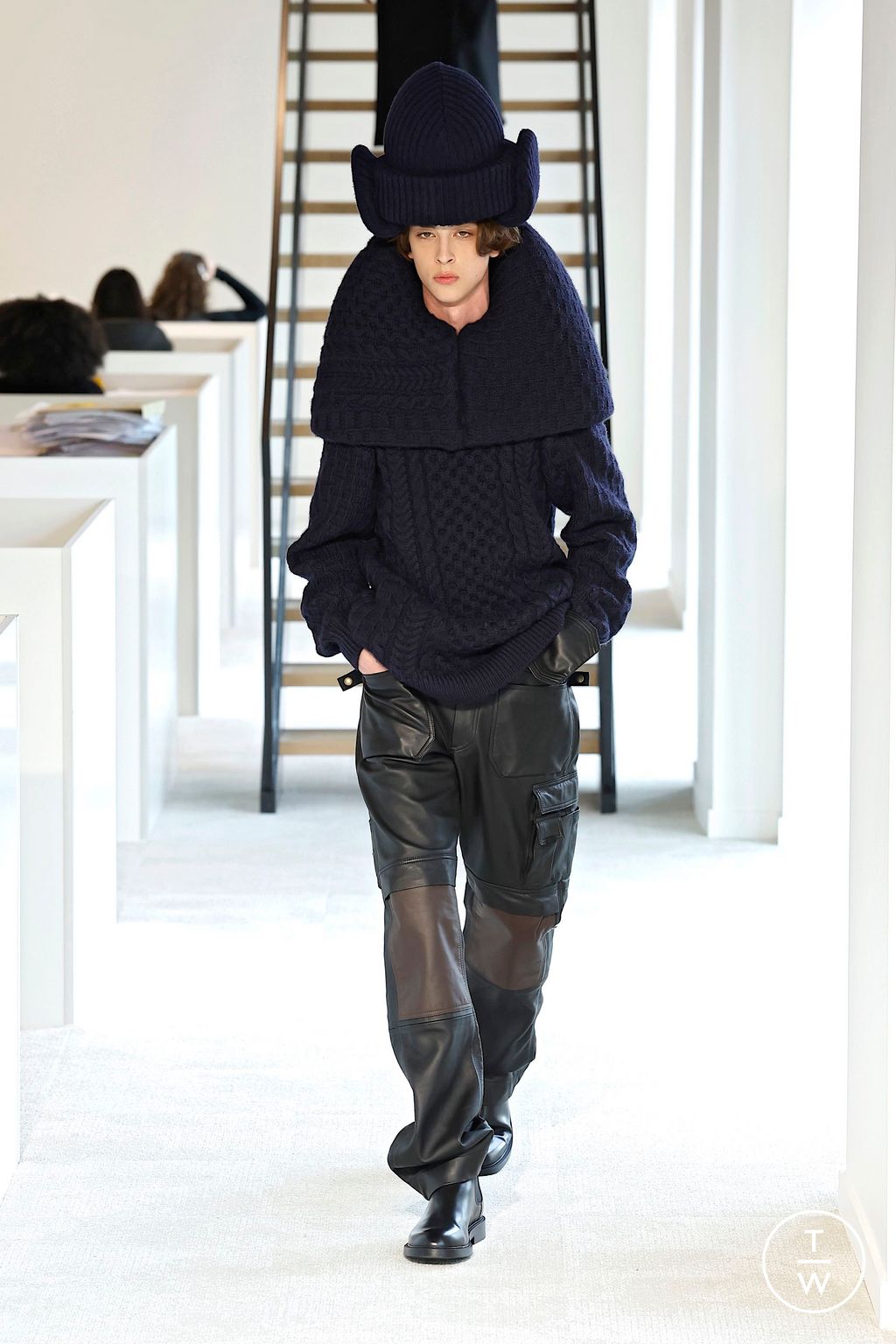 Fashion Week Paris Fall/Winter 2025 look 49 from the Duran Lantink collection womenswear