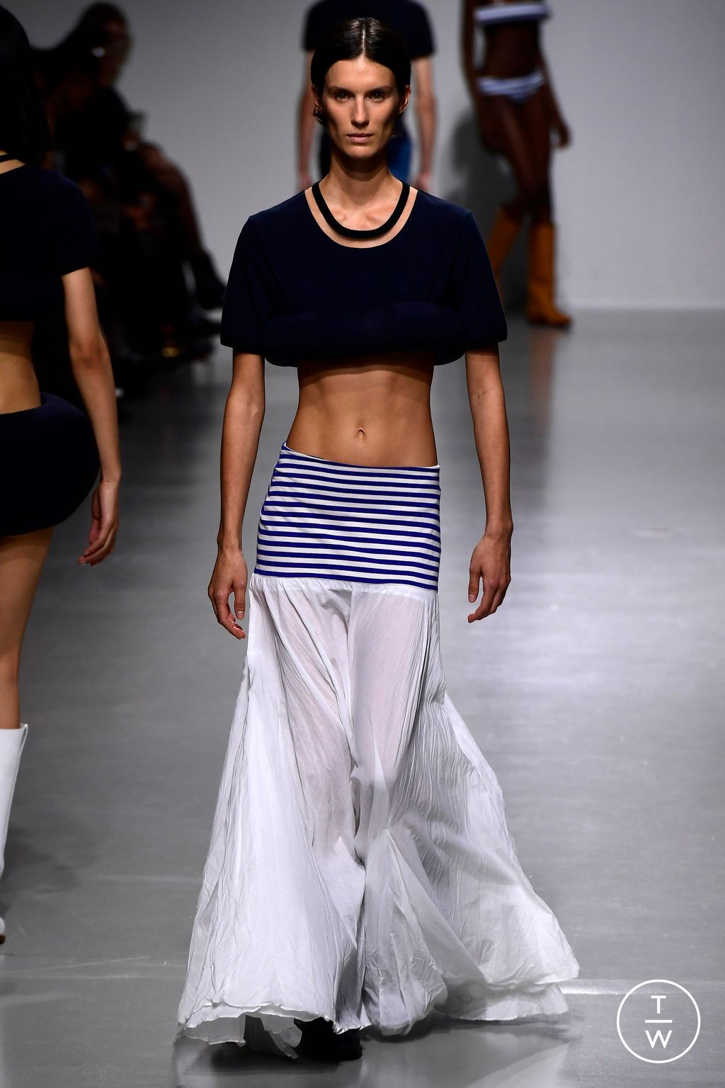 Fashion Week Paris Spring/Summer 2024 look 12 from the Duran Lantink collection womenswear