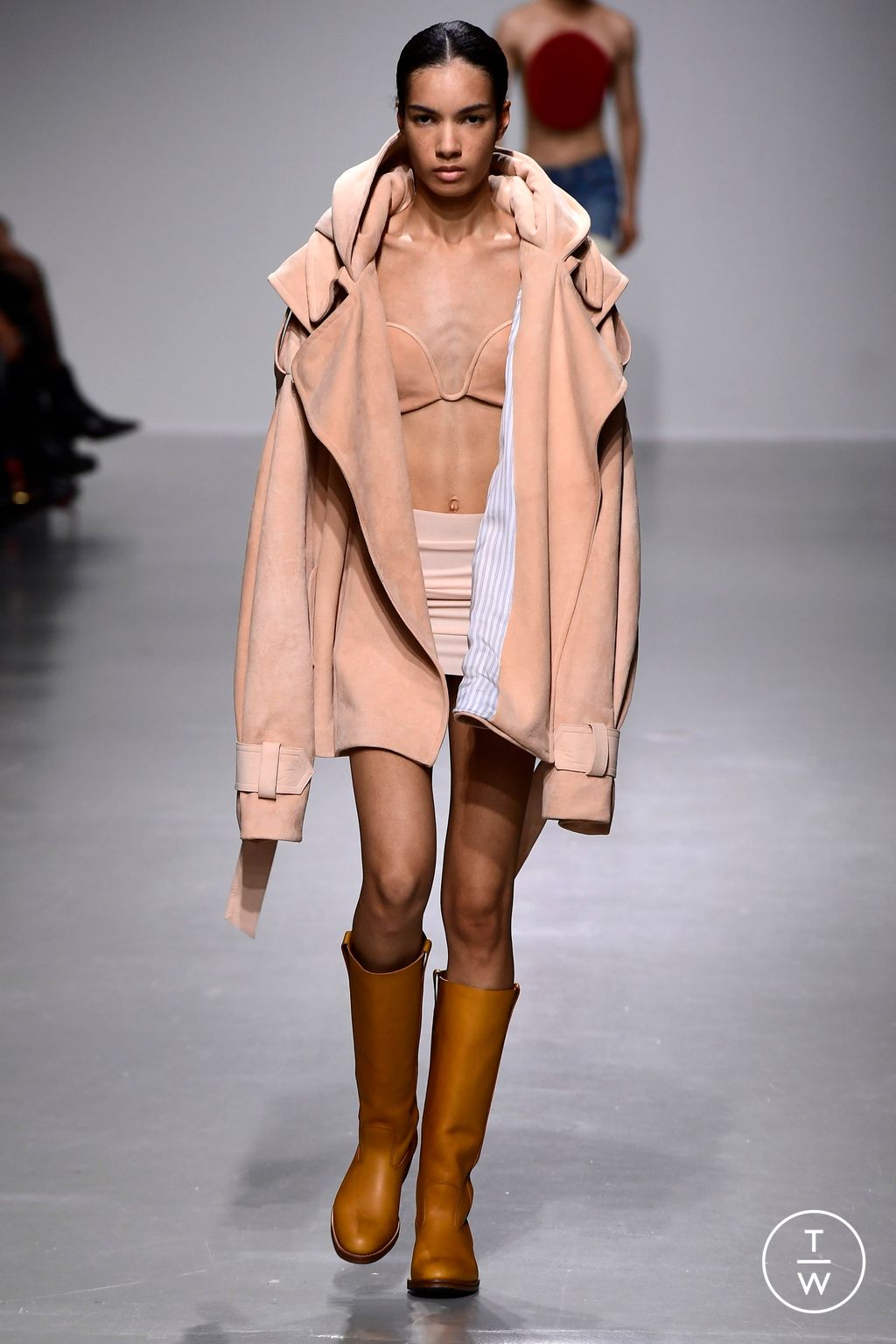 Fashion Week Paris Spring/Summer 2024 look 26 from the Duran Lantink collection womenswear