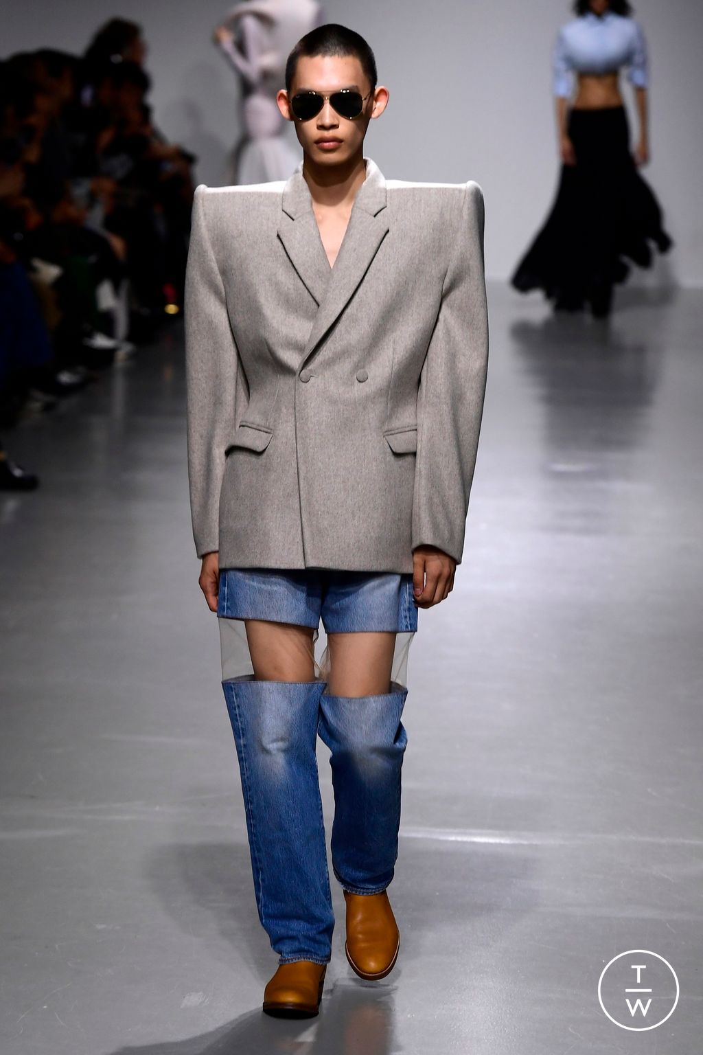 Fashion Week Paris Spring/Summer 2024 look 34 de la collection Duran Lantink womenswear