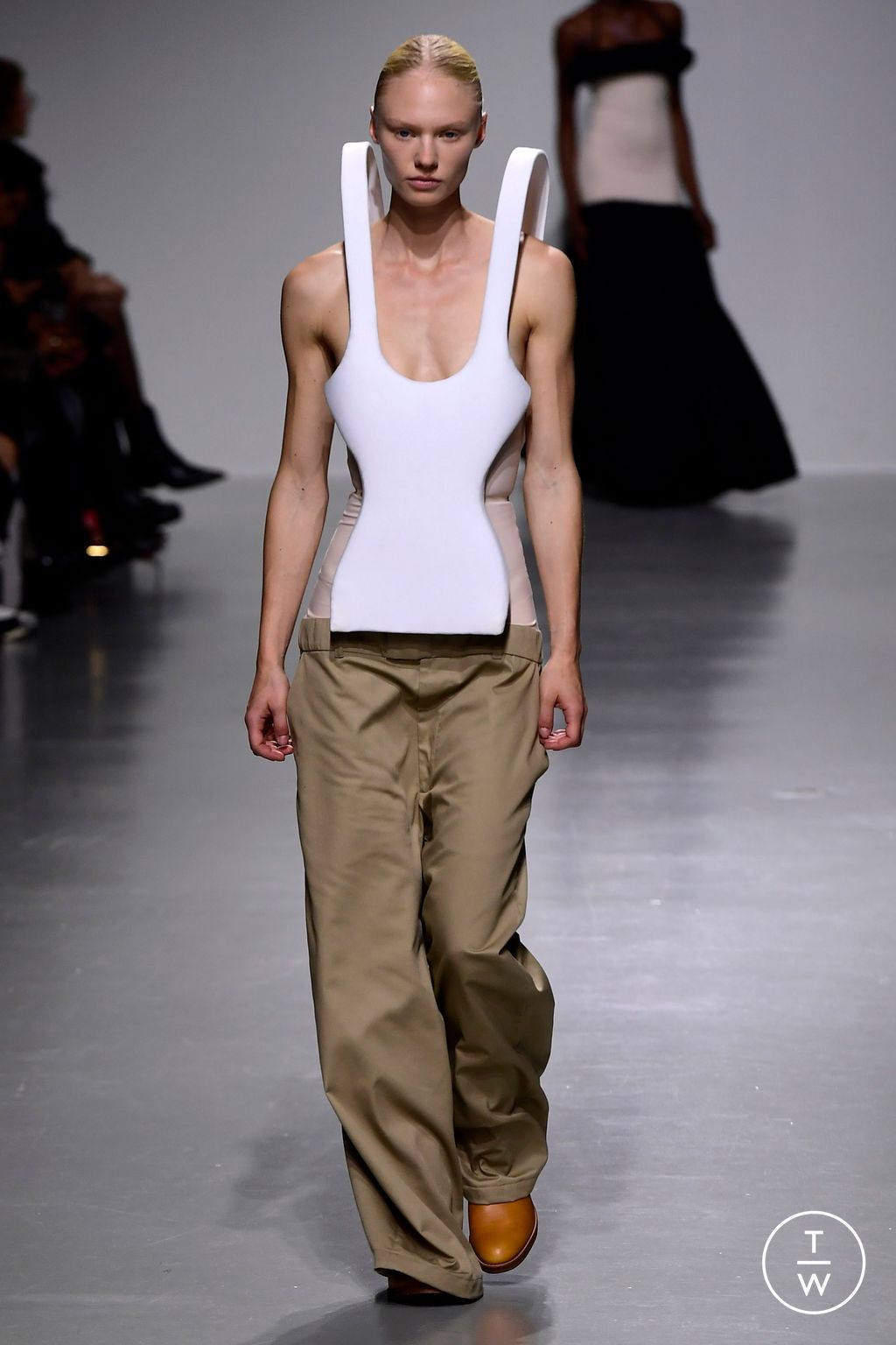 Fashion Week Paris Spring/Summer 2024 look 44 from the Duran Lantink collection womenswear