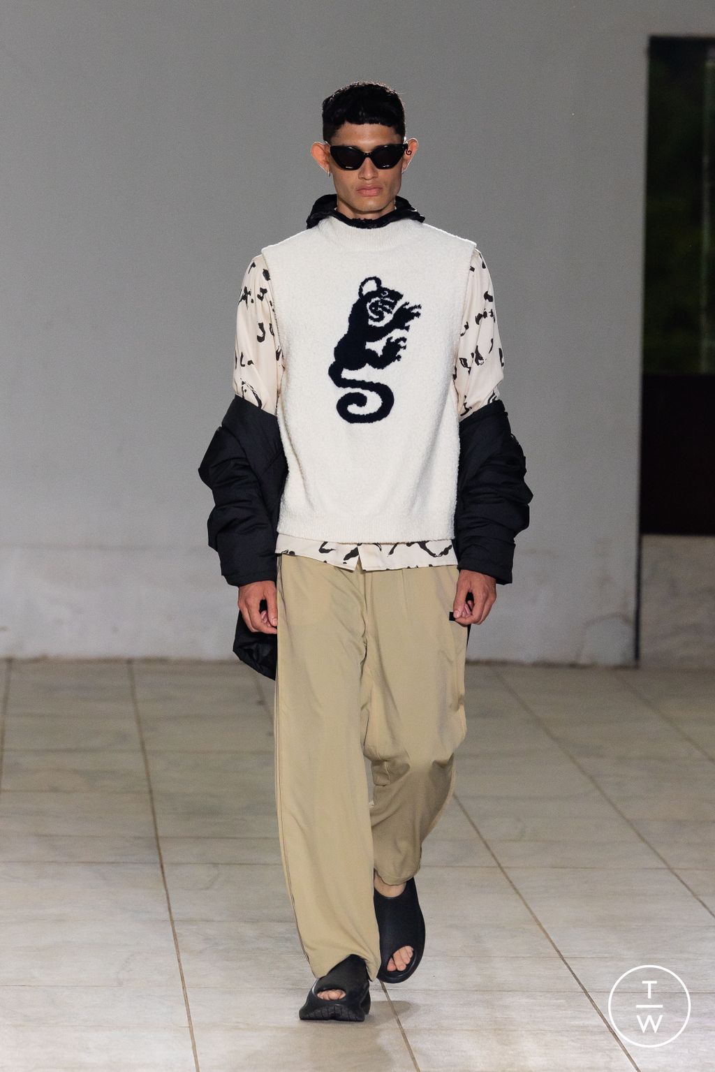 Fashion Week Florence - Pitti Spring/Summer 2023 look 1 from the LI-NING + SOULLAND collection menswear