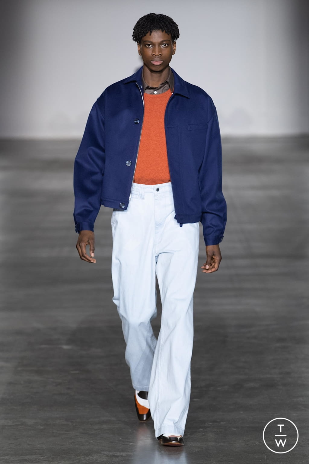 Fashion Week London Fall/Winter 2020 look 14 from the E. Tautz collection menswear