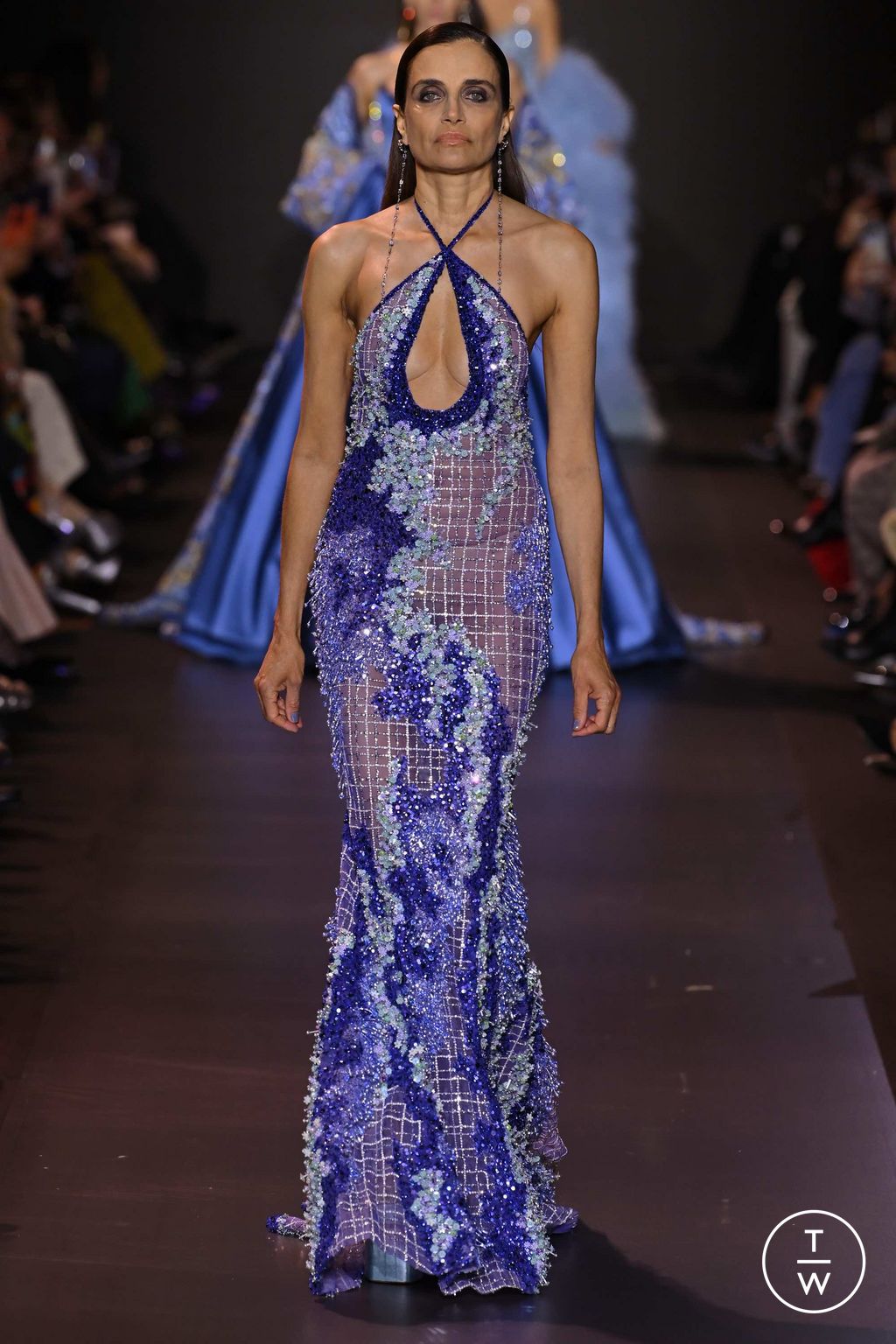 Fashion Week Paris Spring/Summer 2023 look 26 from the Georges Hobeika collection couture