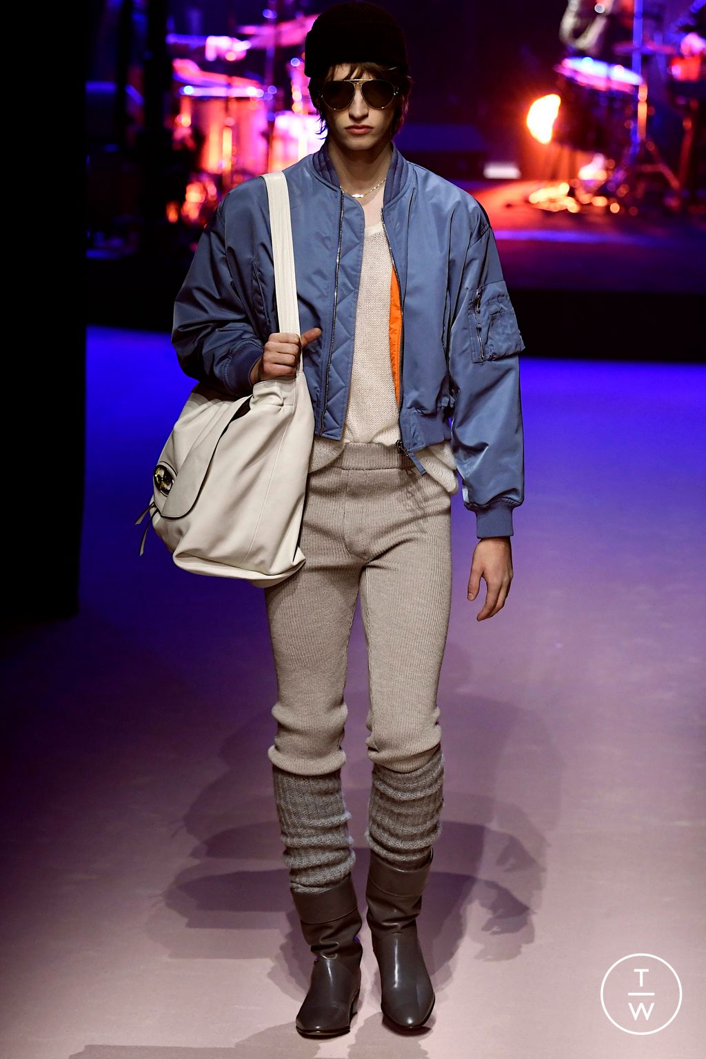 Fashion Week Milan Fall/Winter 2023 look 30 de la collection Gucci menswear
