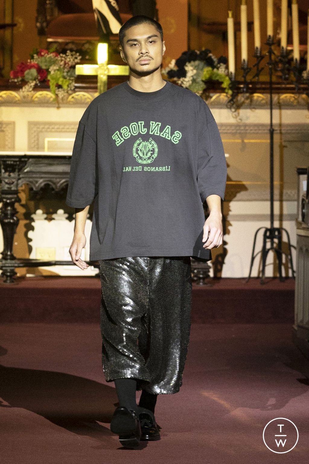 Fashion Week New York Spring/Summer 2023 look 9 from the Willy Chavarria collection womenswear
