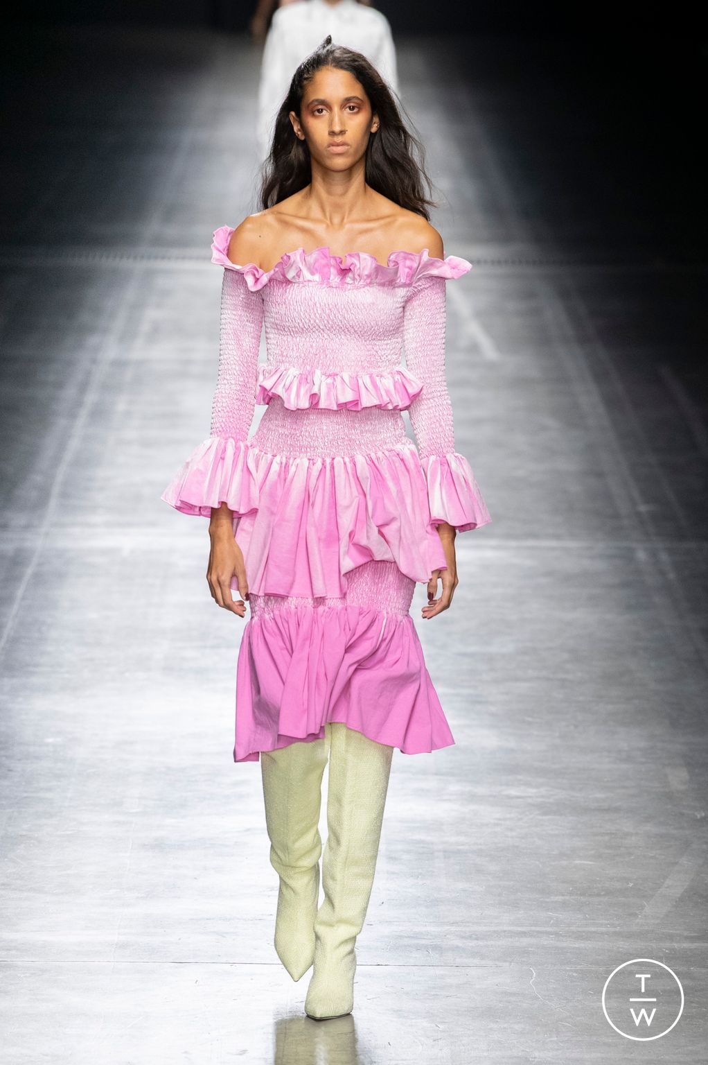 Fashion Week Milan Spring/Summer 2023 look 12 from the MSGM collection womenswear
