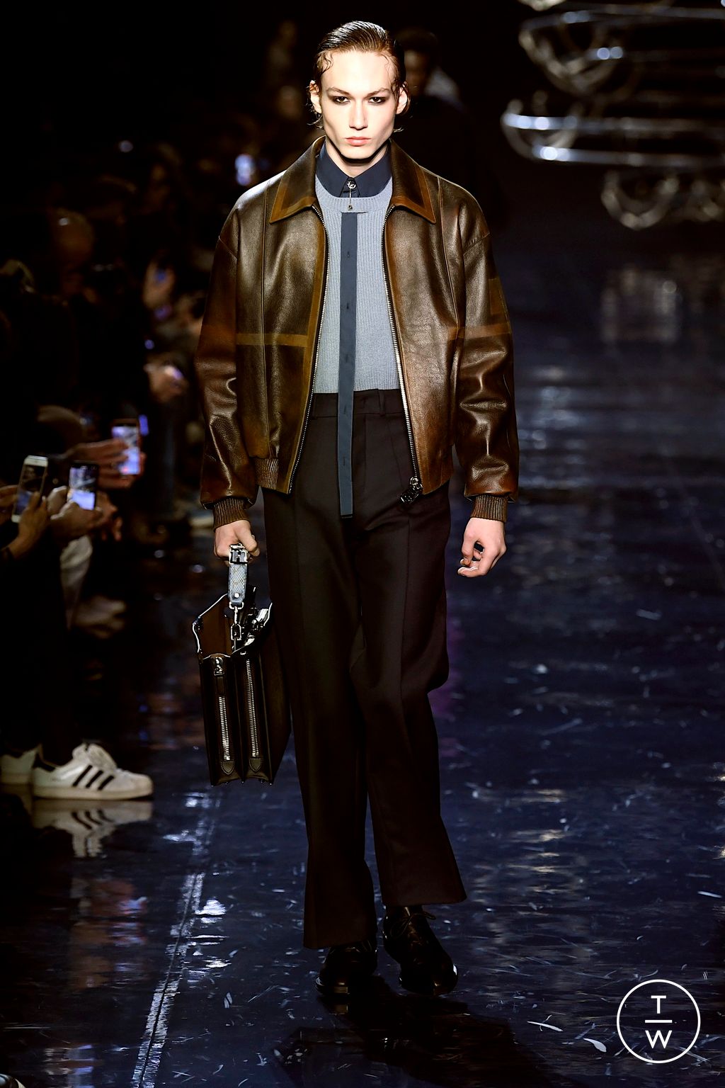 Fashion Week Milan Fall/Winter 2023 look 15 from the Fendi collection menswear