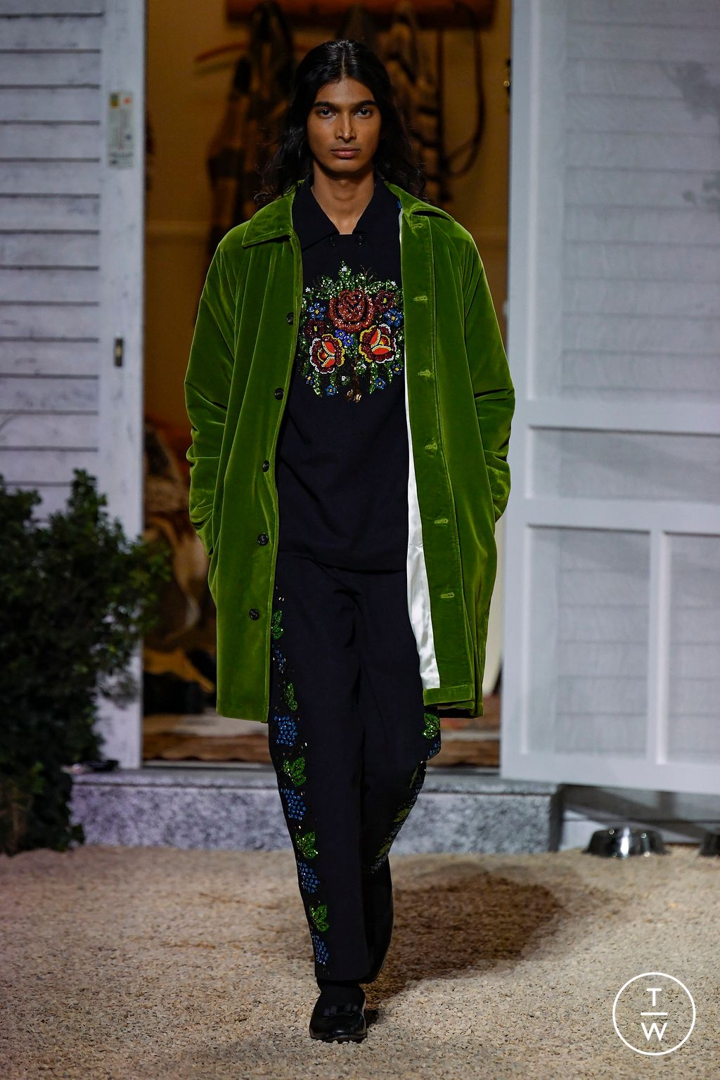 Fashion Week Paris Fall/Winter 2023 look 58 from the Bode collection 男装