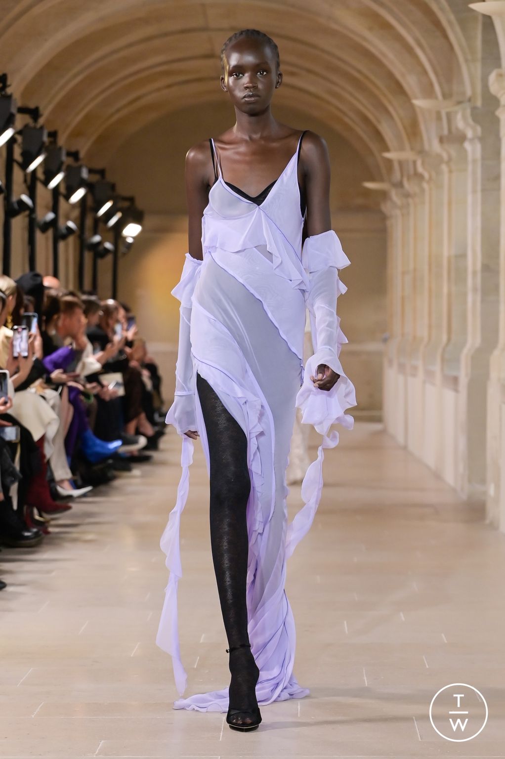 Fashion Week Paris Spring/Summer 2023 look 16 from the Victoria Beckham collection womenswear